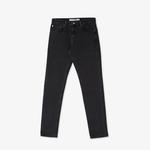 Erkek Slim Fit Gri Jean Pantolon