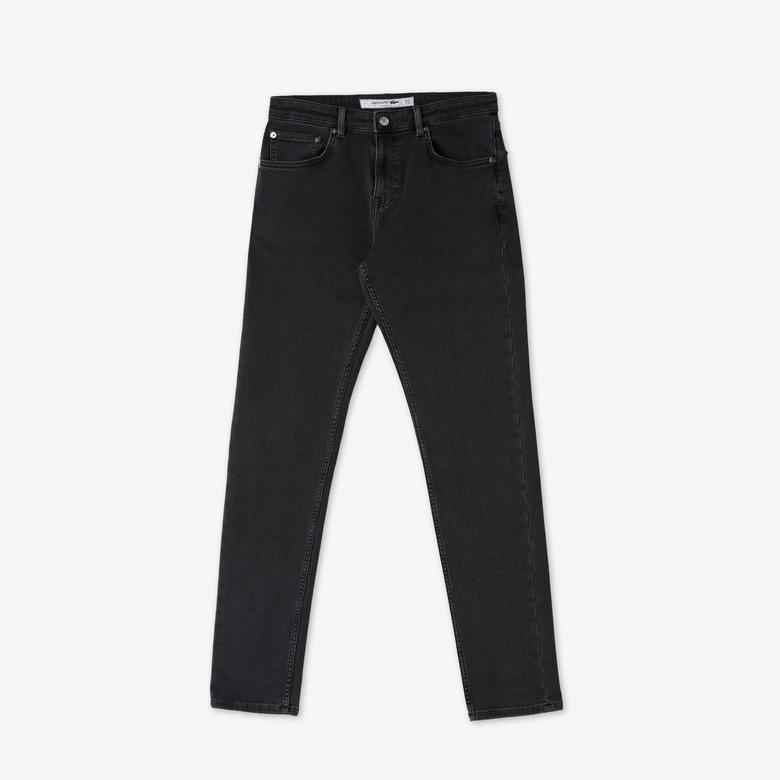 Erkek Slim Fit Gri Jean Pantolon