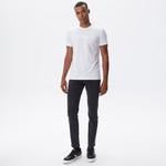 Erkek Slim Fit Gri Jean Pantolon