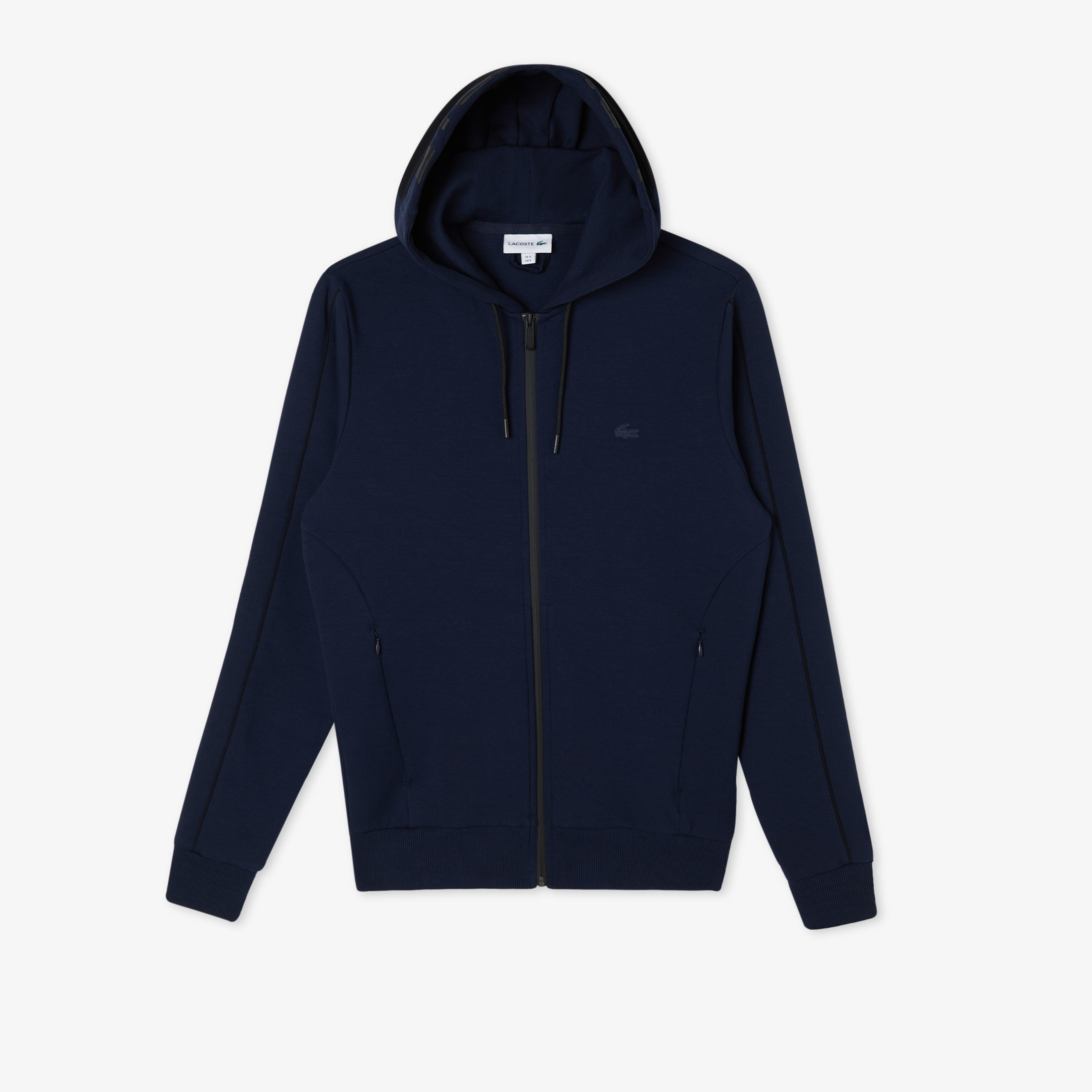 Erkek Regular Fit Kapüşonlu Baskılı Lacivert Sweatshirt