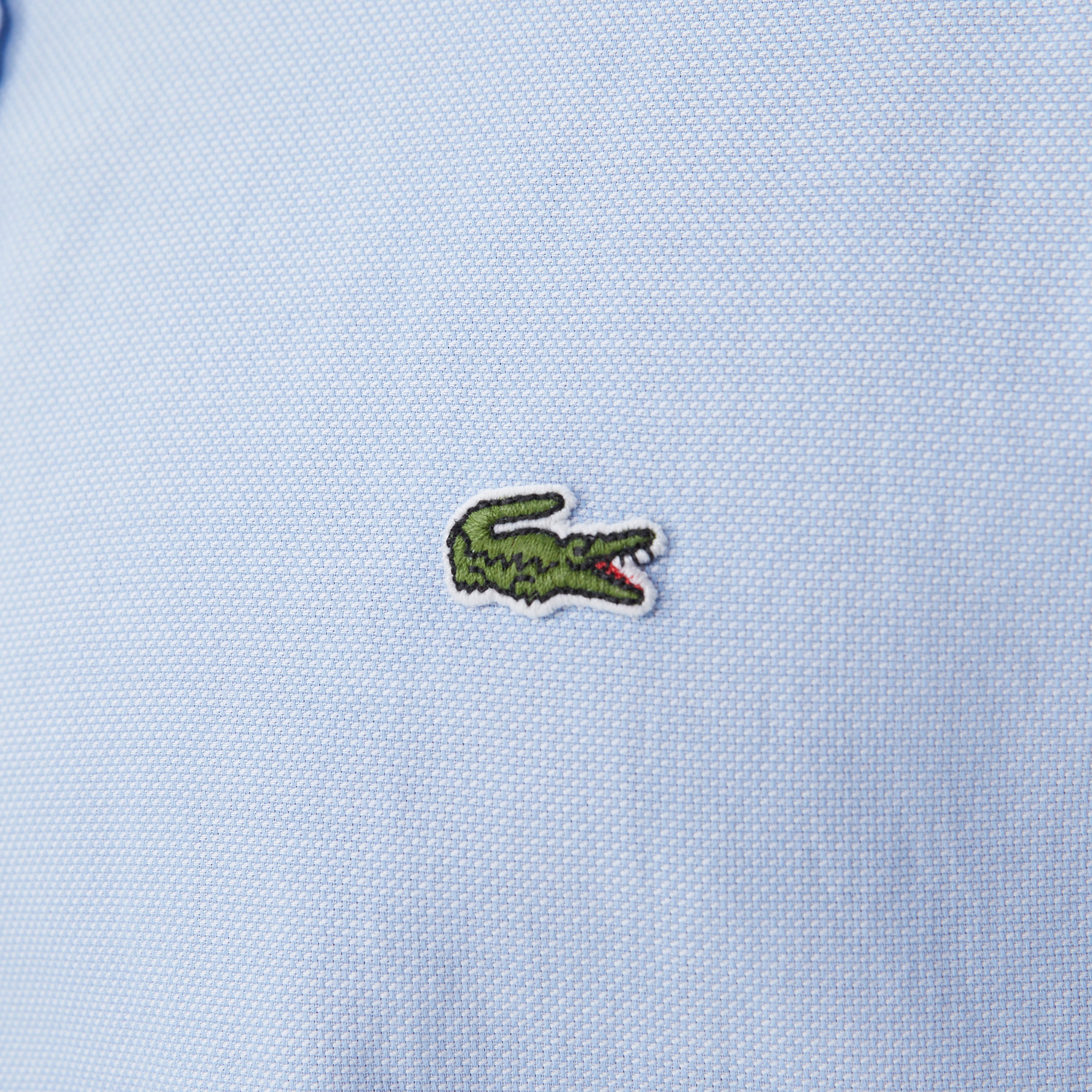 Lacoste Erkek Slim Fit Düğmeli Yaka Mavi Gömlek