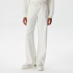 Kadın Straight Fit Beyaz Eşofman Altı