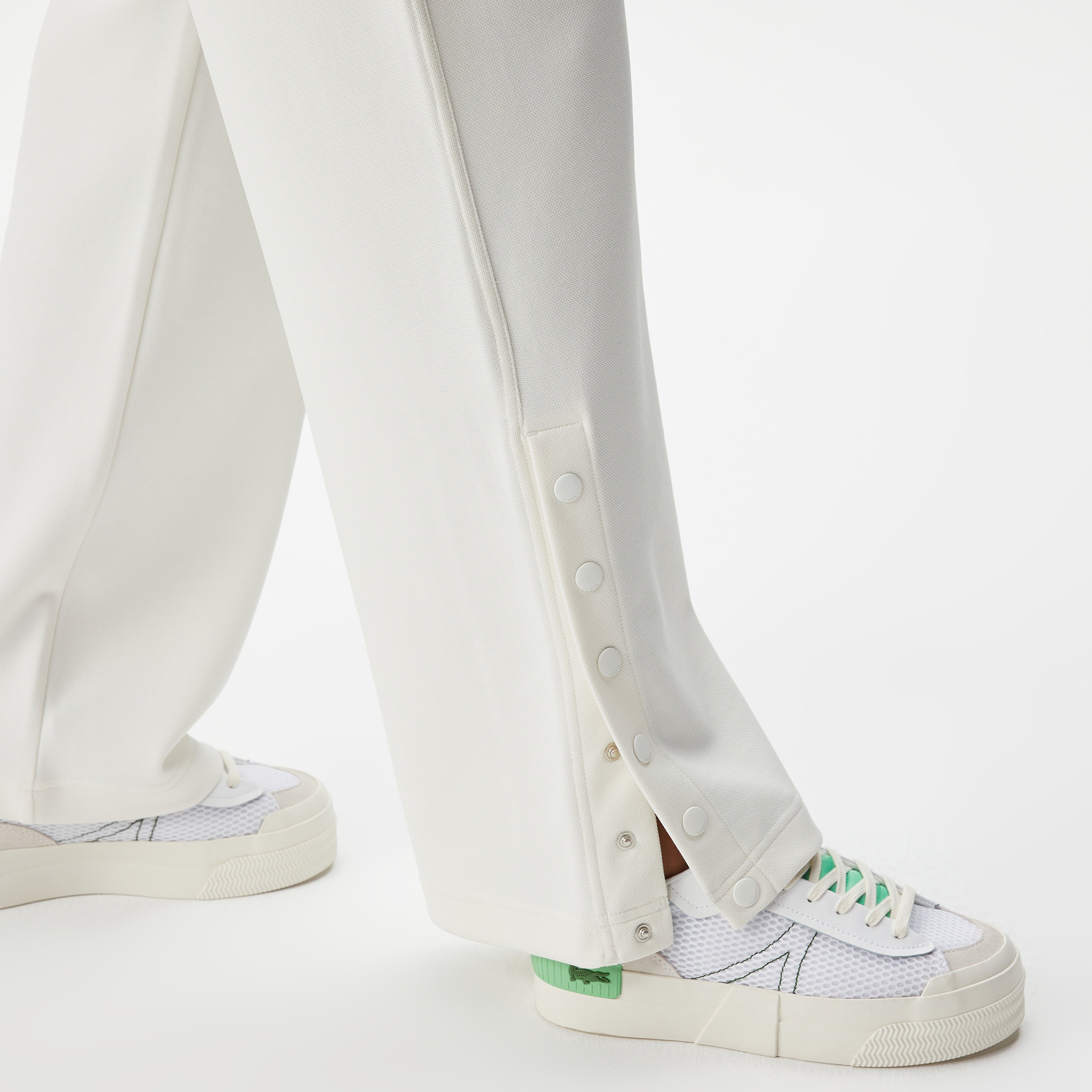 Kadın Straight Fit Beyaz Eşofman Altı