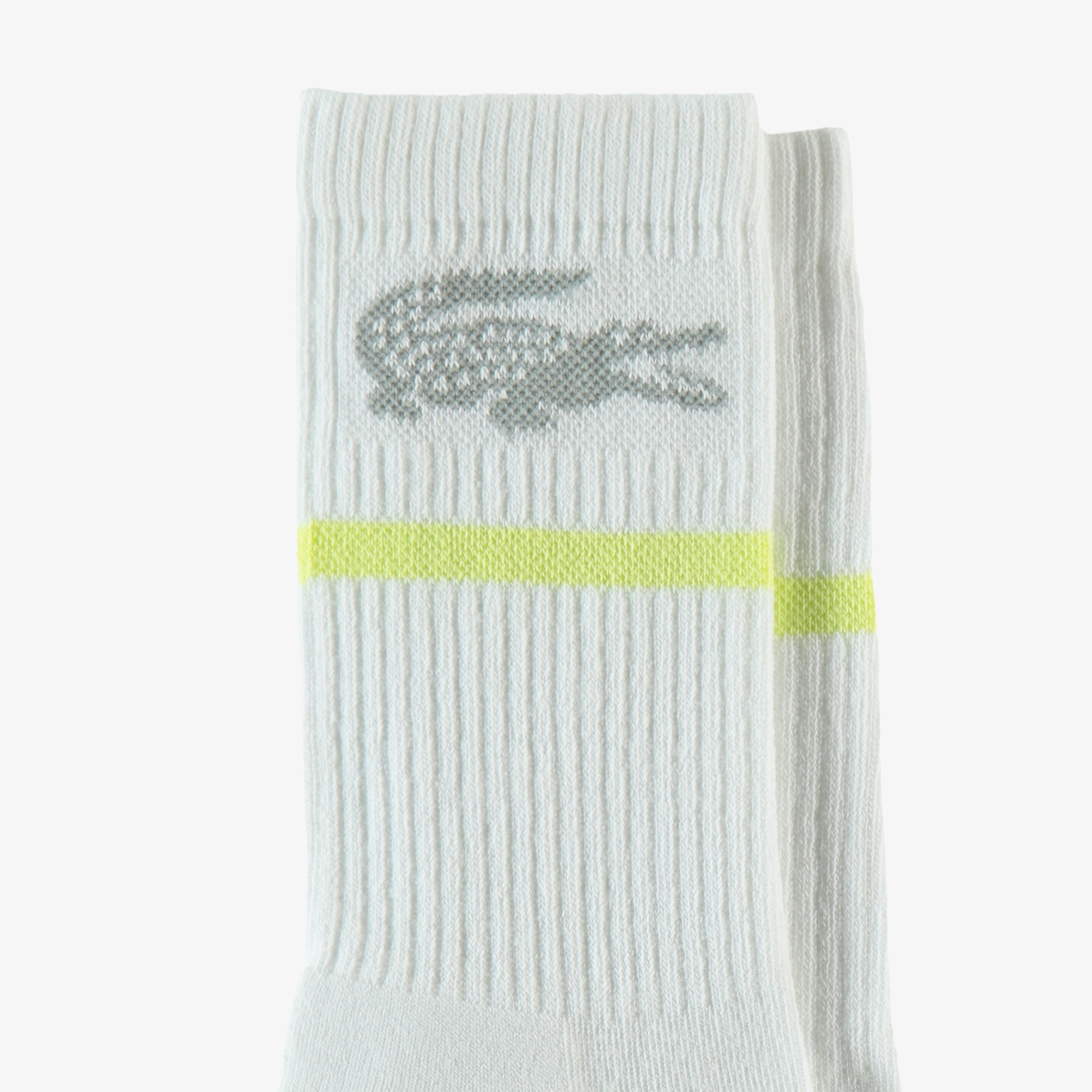 Lacoste Çocuk Baskılı Beyaz Çorap