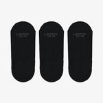 Unisex 3'lü Siyah Çorap