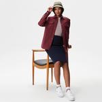 Kadın Relaxed Fit Uzun Kollu Kırmızı Gömlek