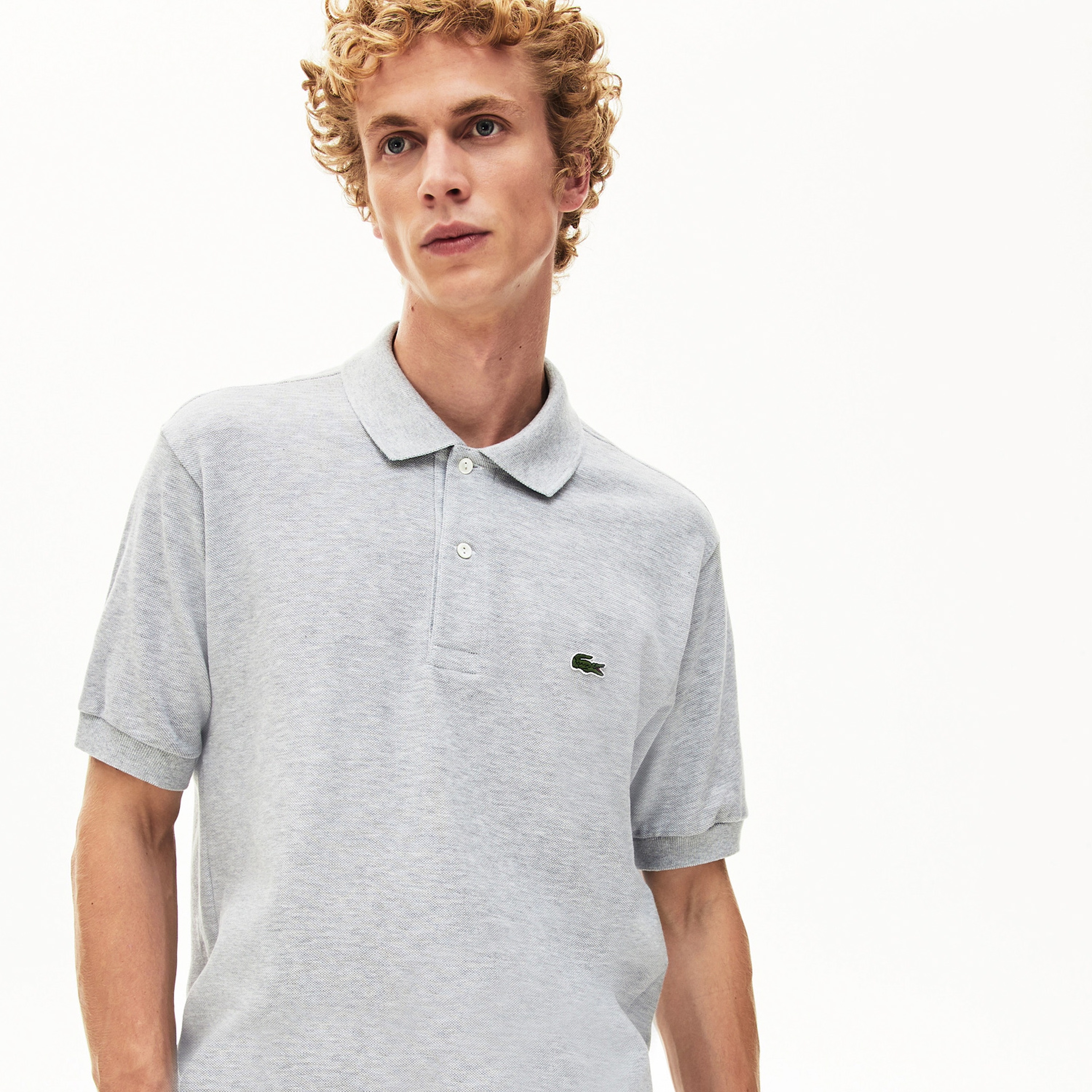 Lacoste Erkek Klasik Fit L1212 Gri Polo