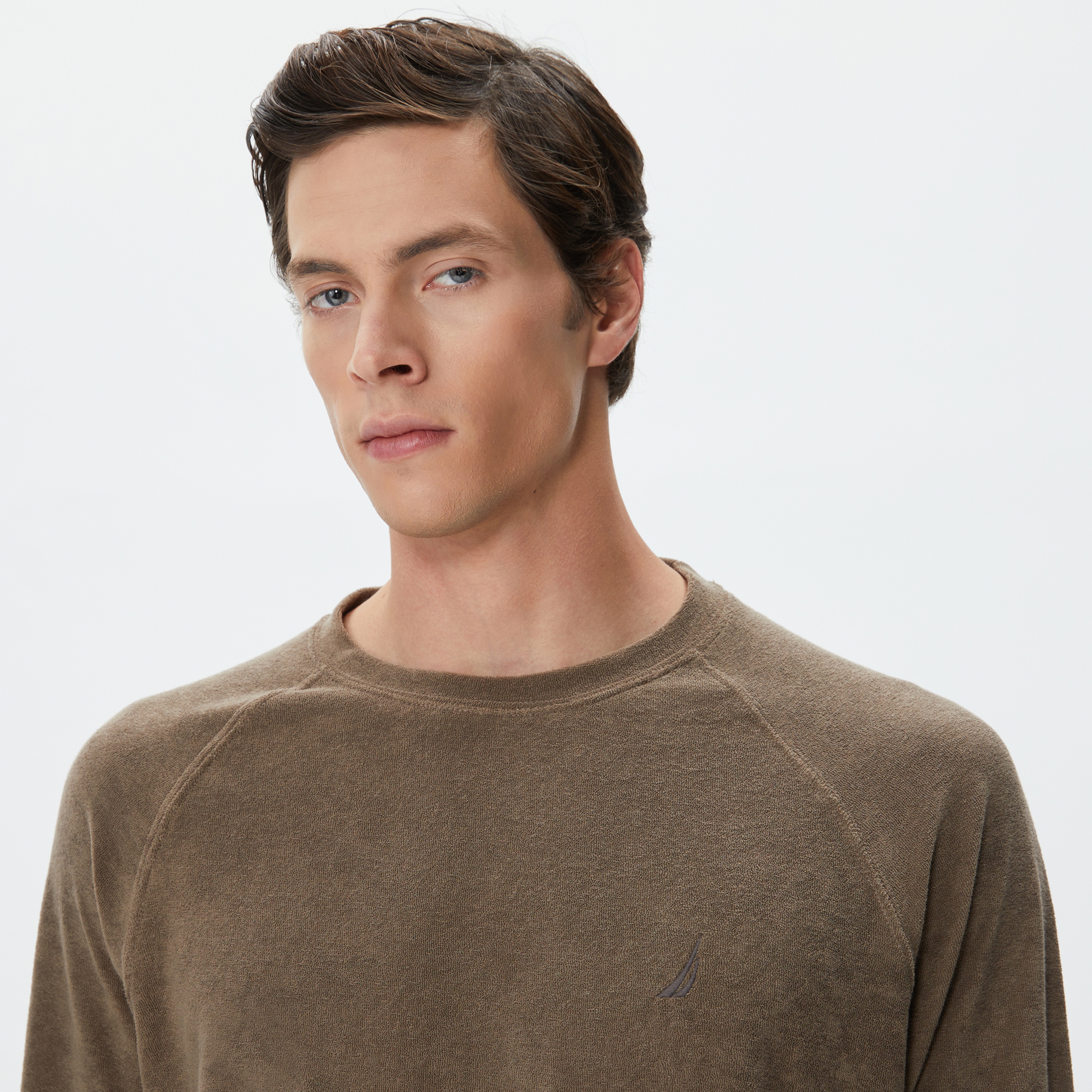 Nautica Erkek Yeşil Standart Fit Sweatshirt