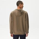 Nautica Erkek Kahverengi Standart Fit Kapüşonlu Sweatshirt