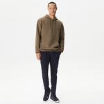 Nautica Erkek Kahverengi Standart Fit Kapüşonlu Sweatshirt