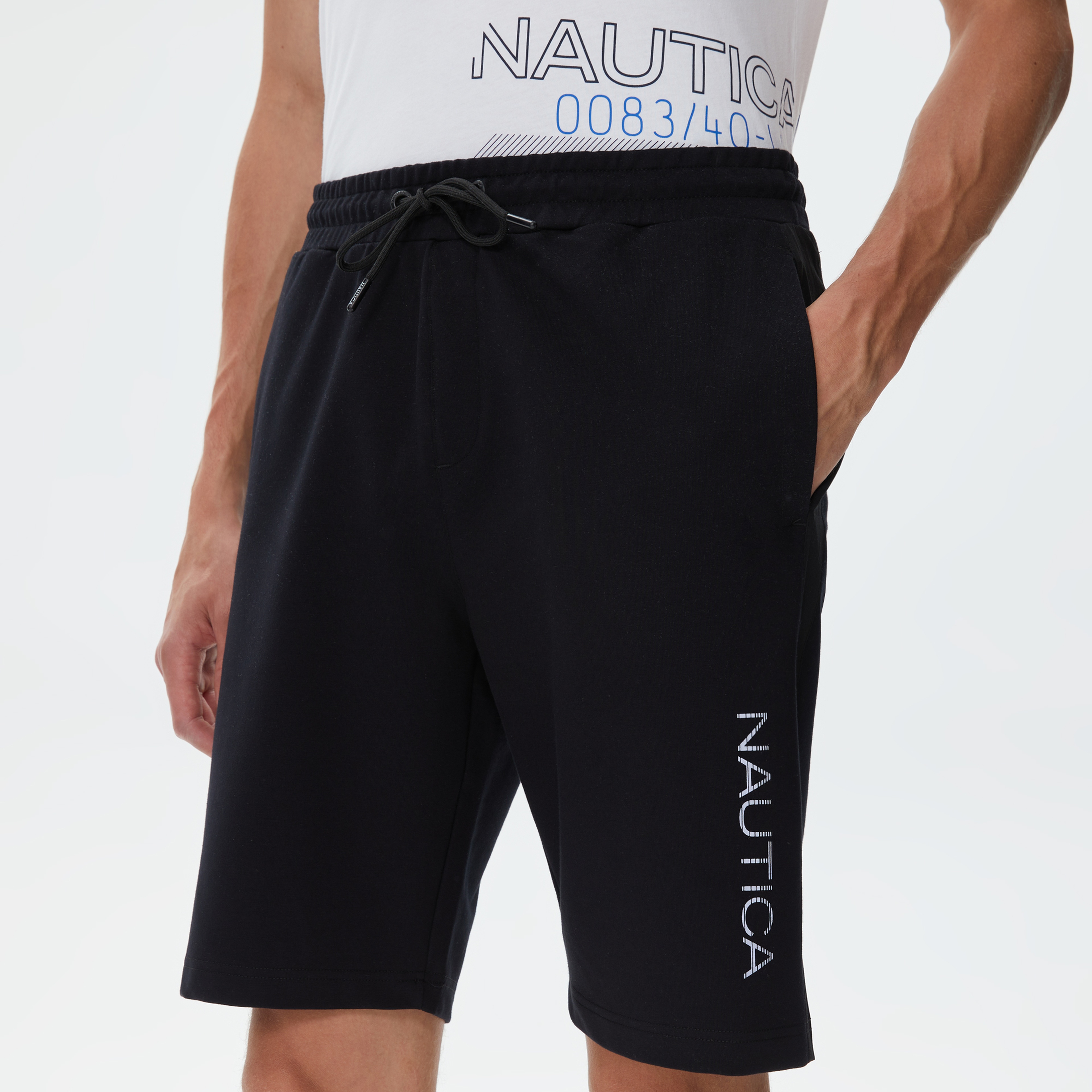 Nautica Erkek Siyah Standart Fit Şort