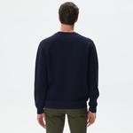 Nautica Erkek Lacivert Standart Fit Jakarlı Sweatshirt