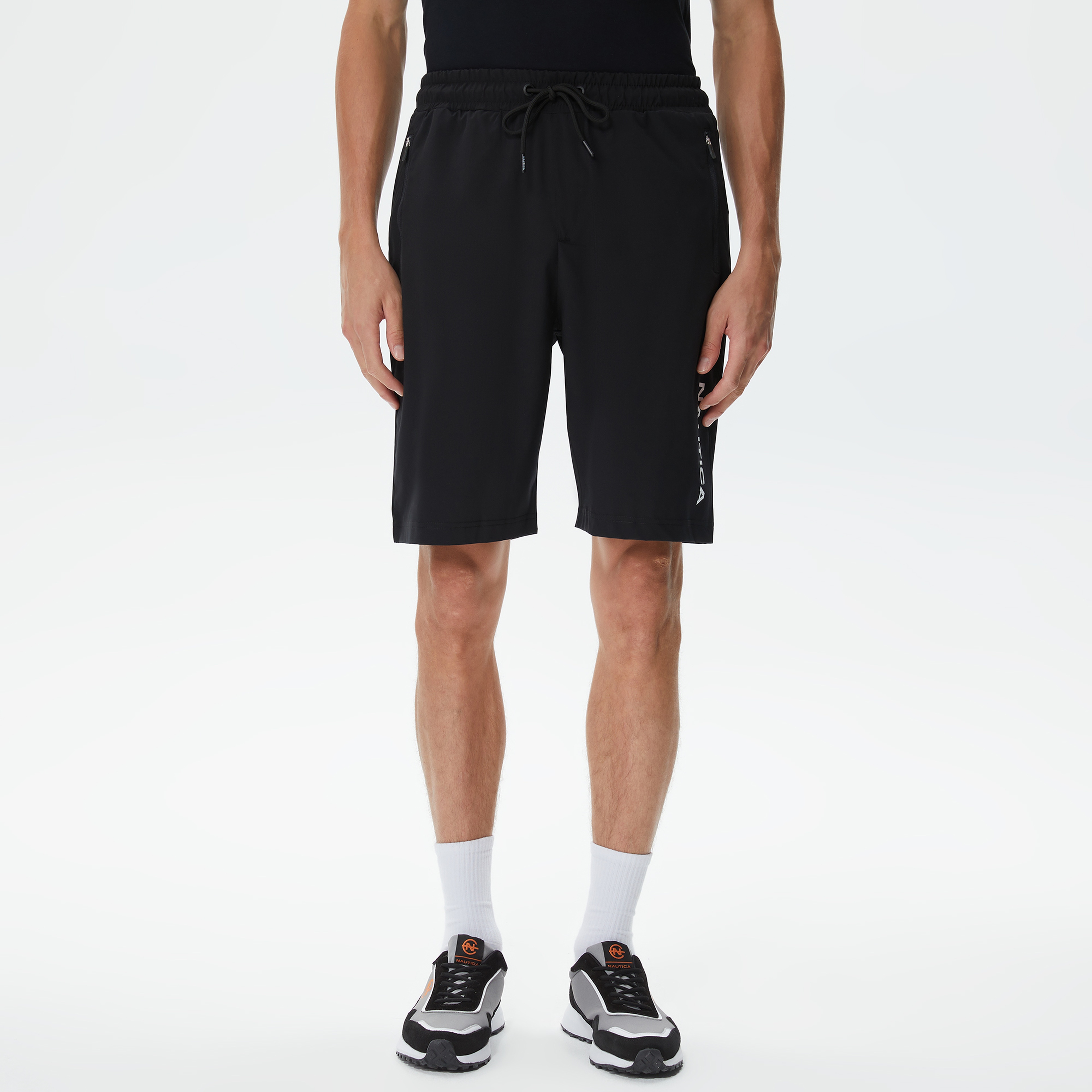 Nautica Erkek Siyah Standart Fit Şort