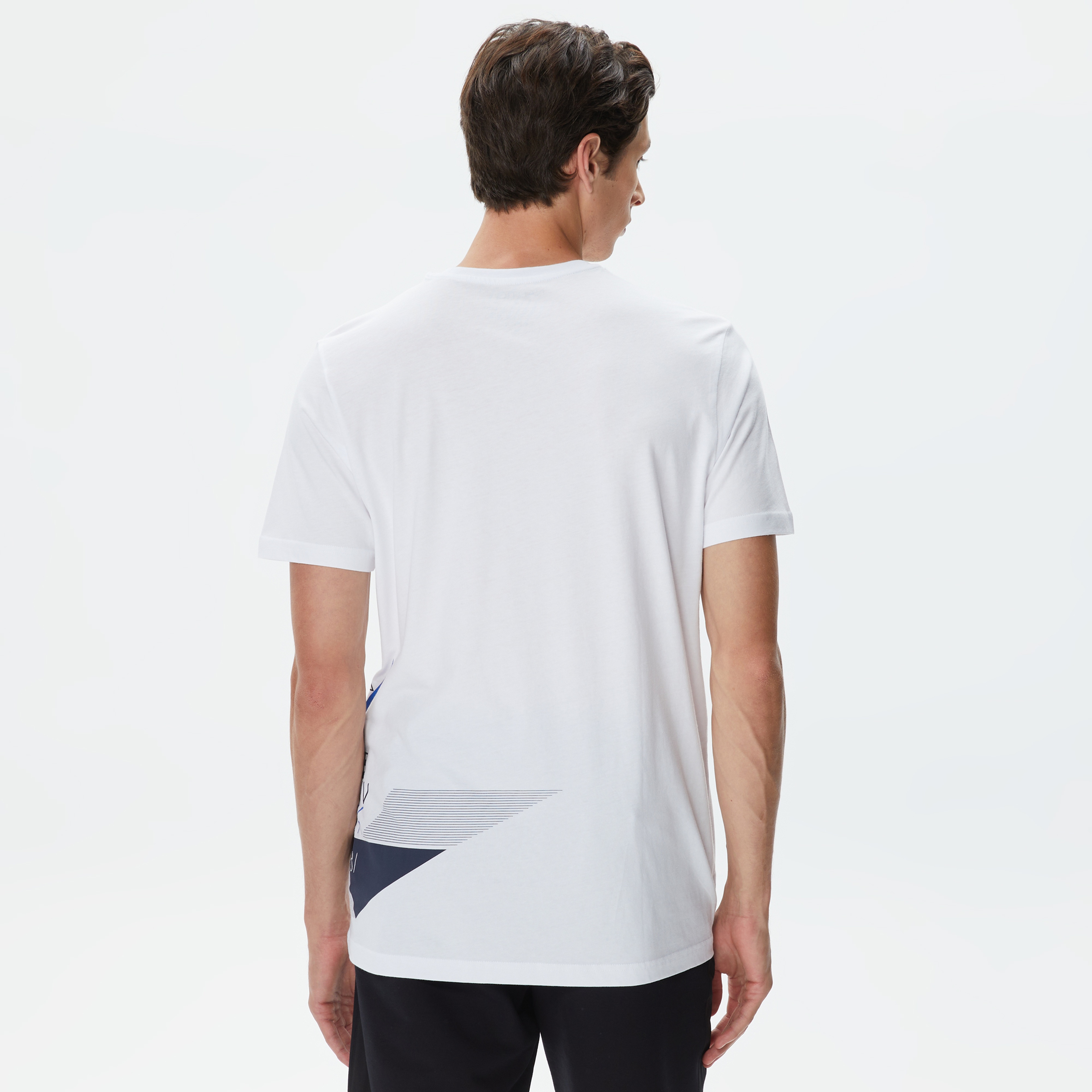 Nautica Erkek Beyaz Standart Fit T-Shirt
