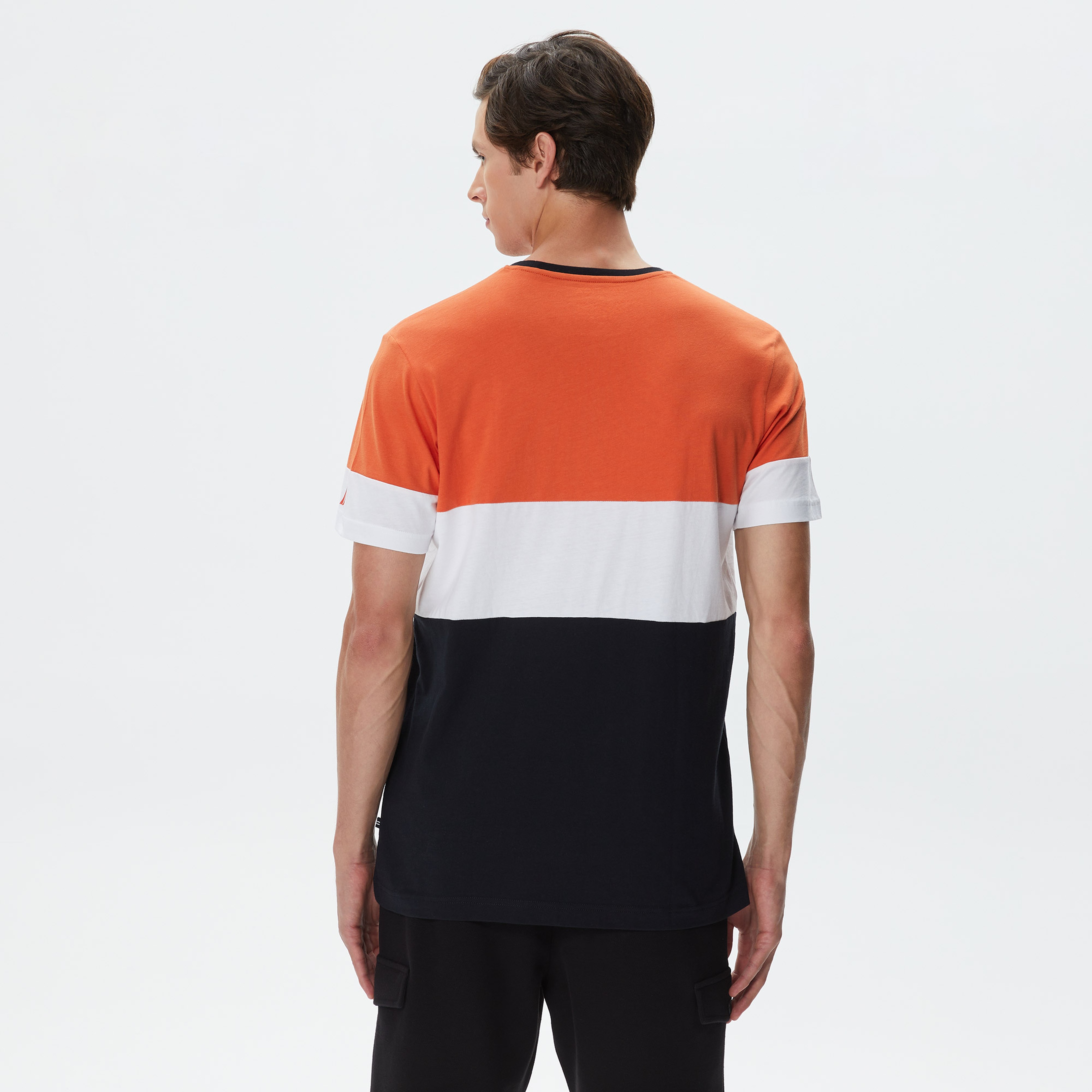 Nautica Erkek Siyah Standart Fit T-Shirt
