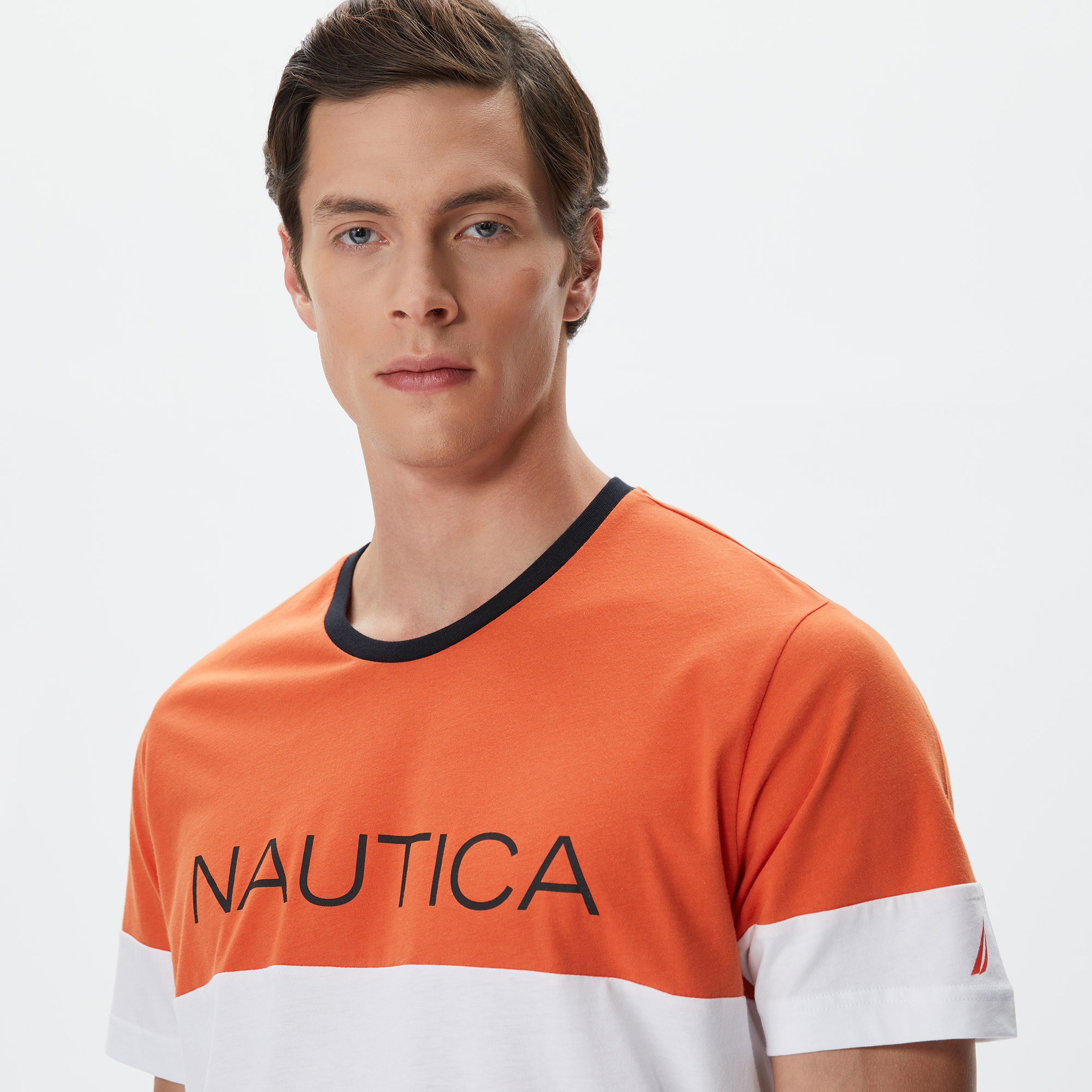Nautica Erkek Siyah Standart Fit T-Shirt