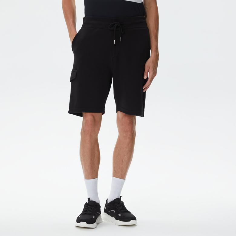 Nautica Erkek Siyah Standart Fit Şort