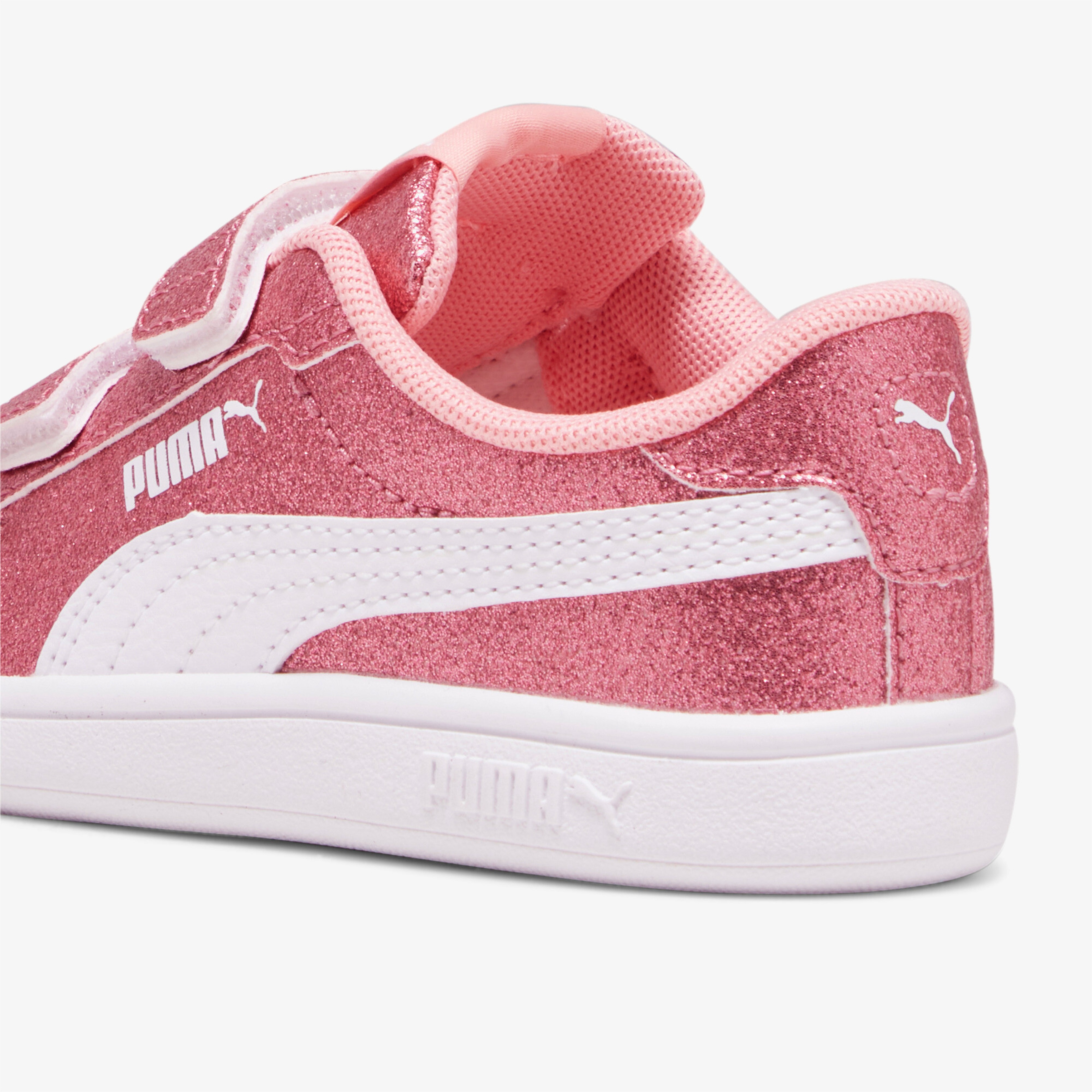 Puma Smash 3.0 Glit Glam V Bebek Beyaz Spor Ayakkabı
