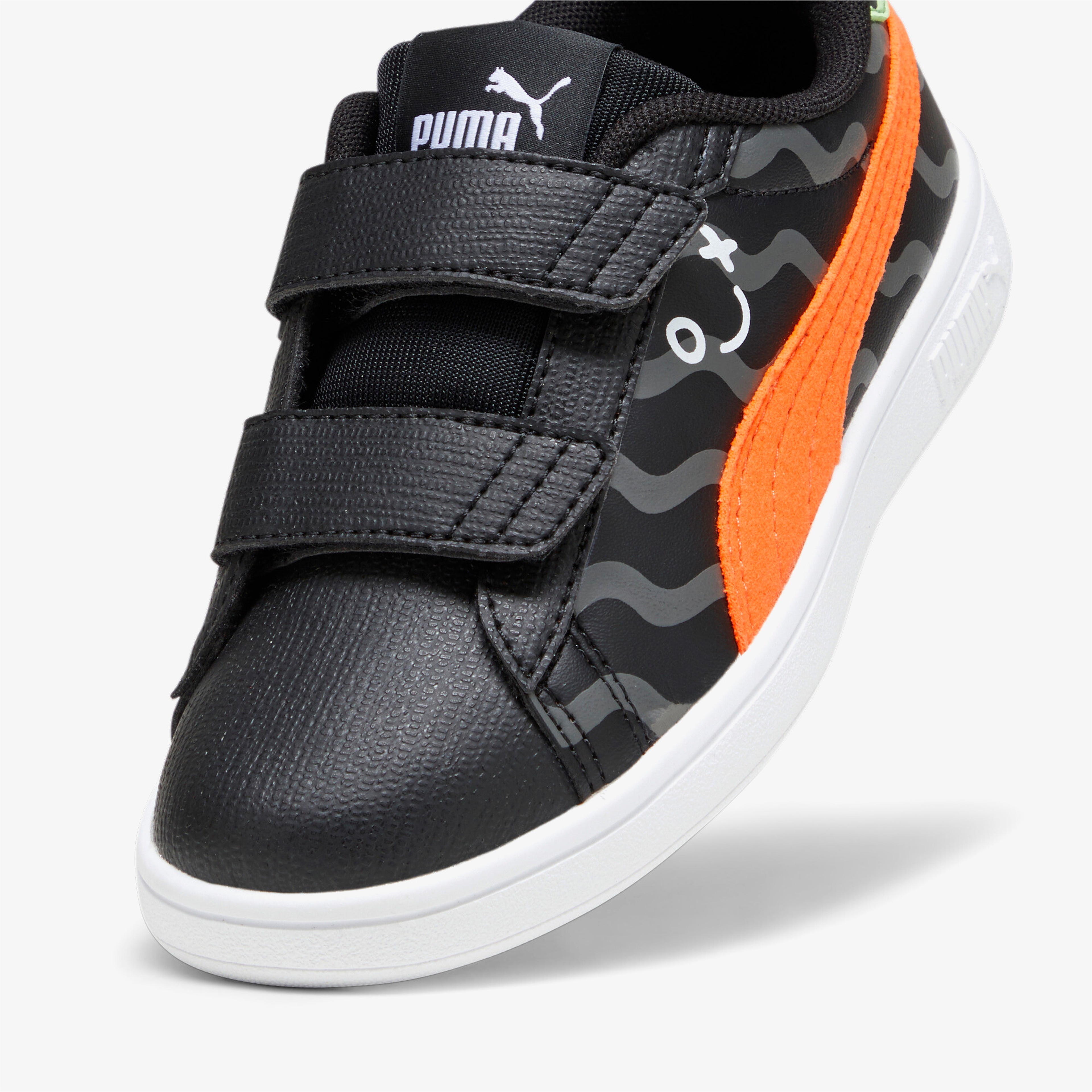 Puma Smash 3.0 Çocuk Siyah Spor Ayakkabı