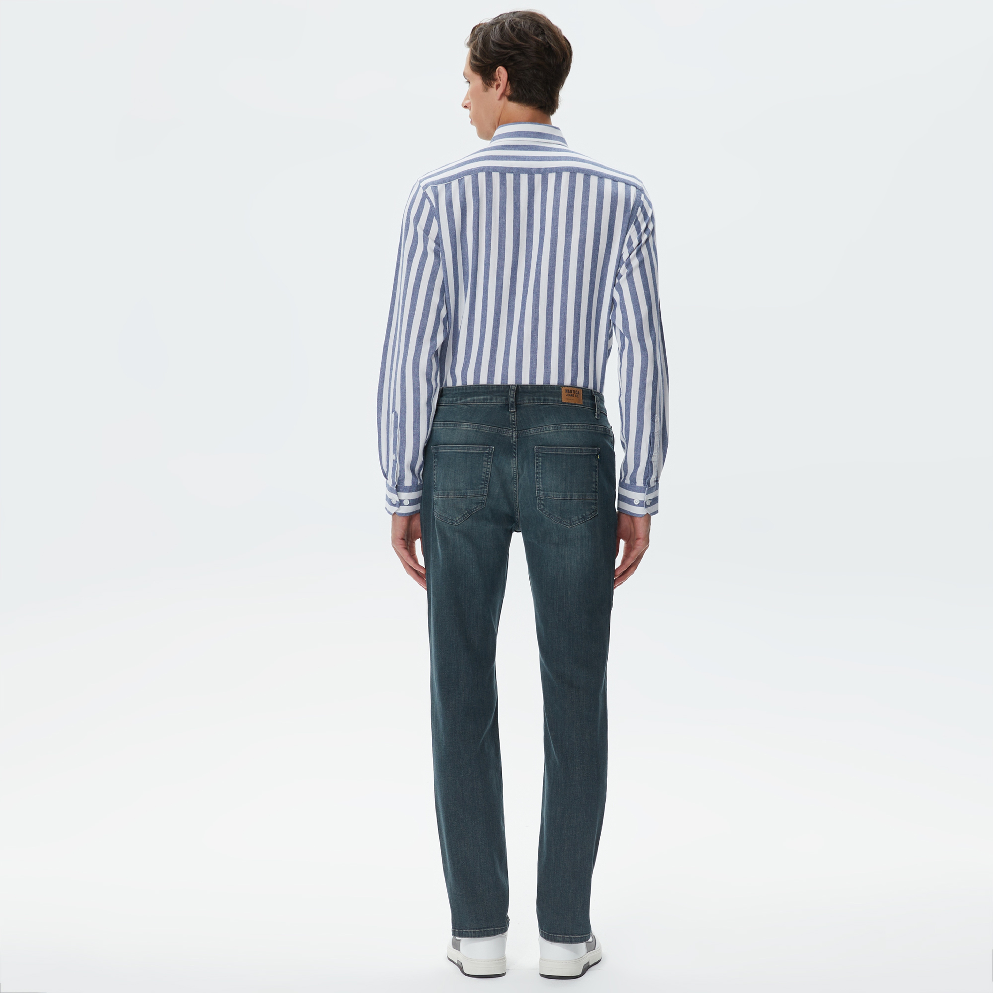 Nautica Erkek Lacivert Slim Fit Jean Pantolon