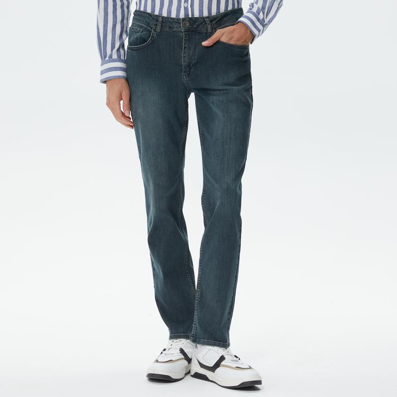 Nautica Erkek Lacivert Slim Fit Jean Pantolon