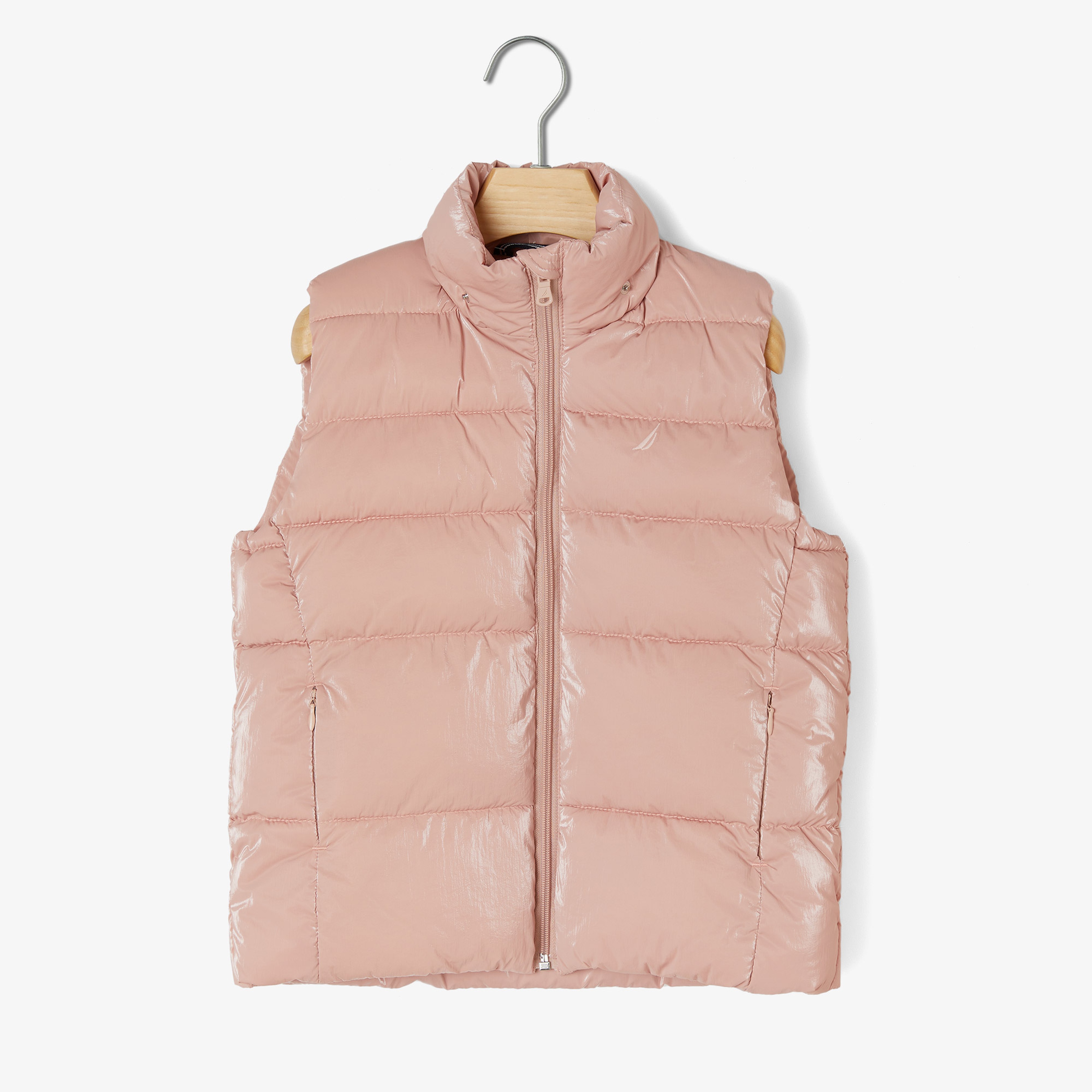 Nautica Kız Çocuk Pembe Standart Fit Yelek