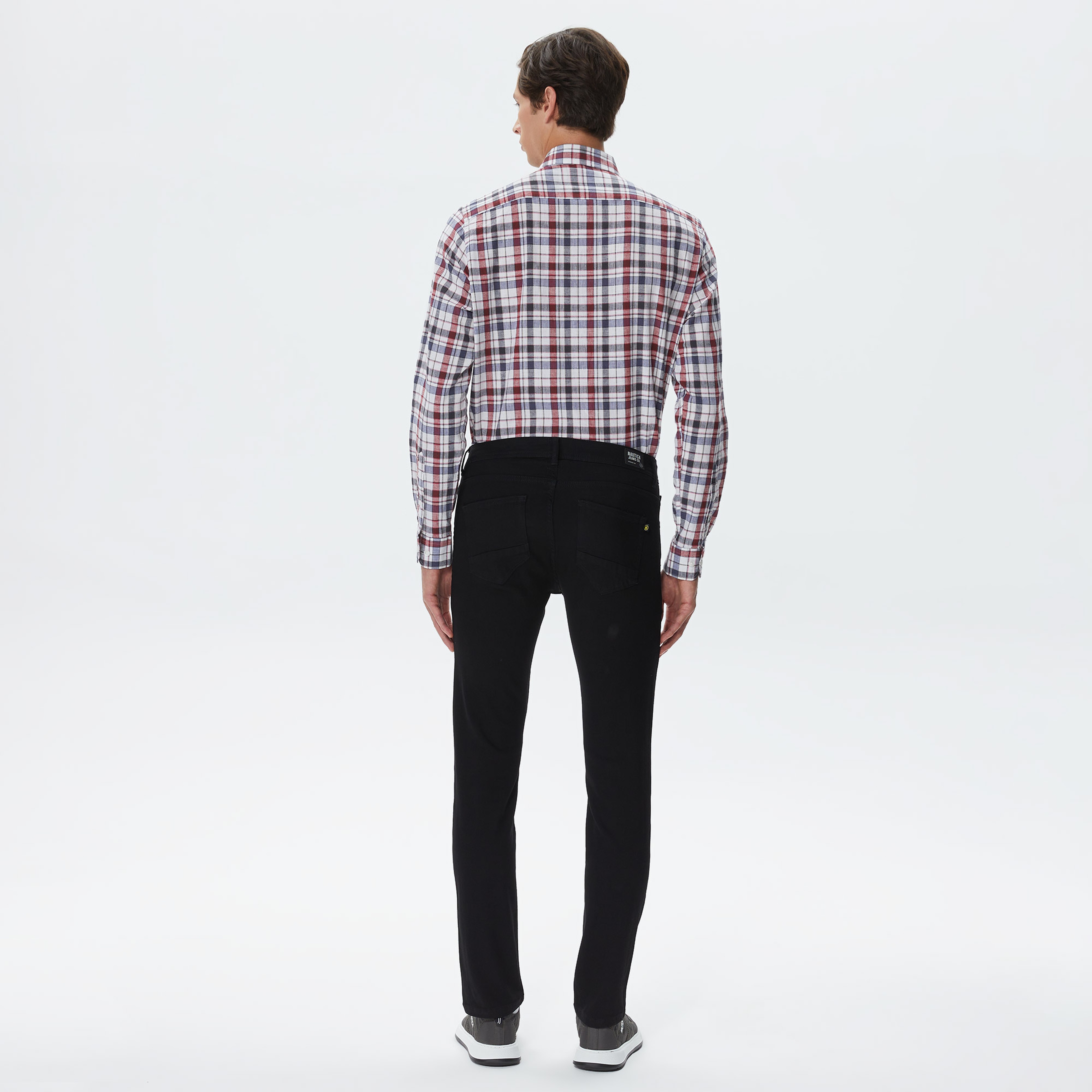 Nautica Erkek Siyah Slim Fit Jean Pantolon