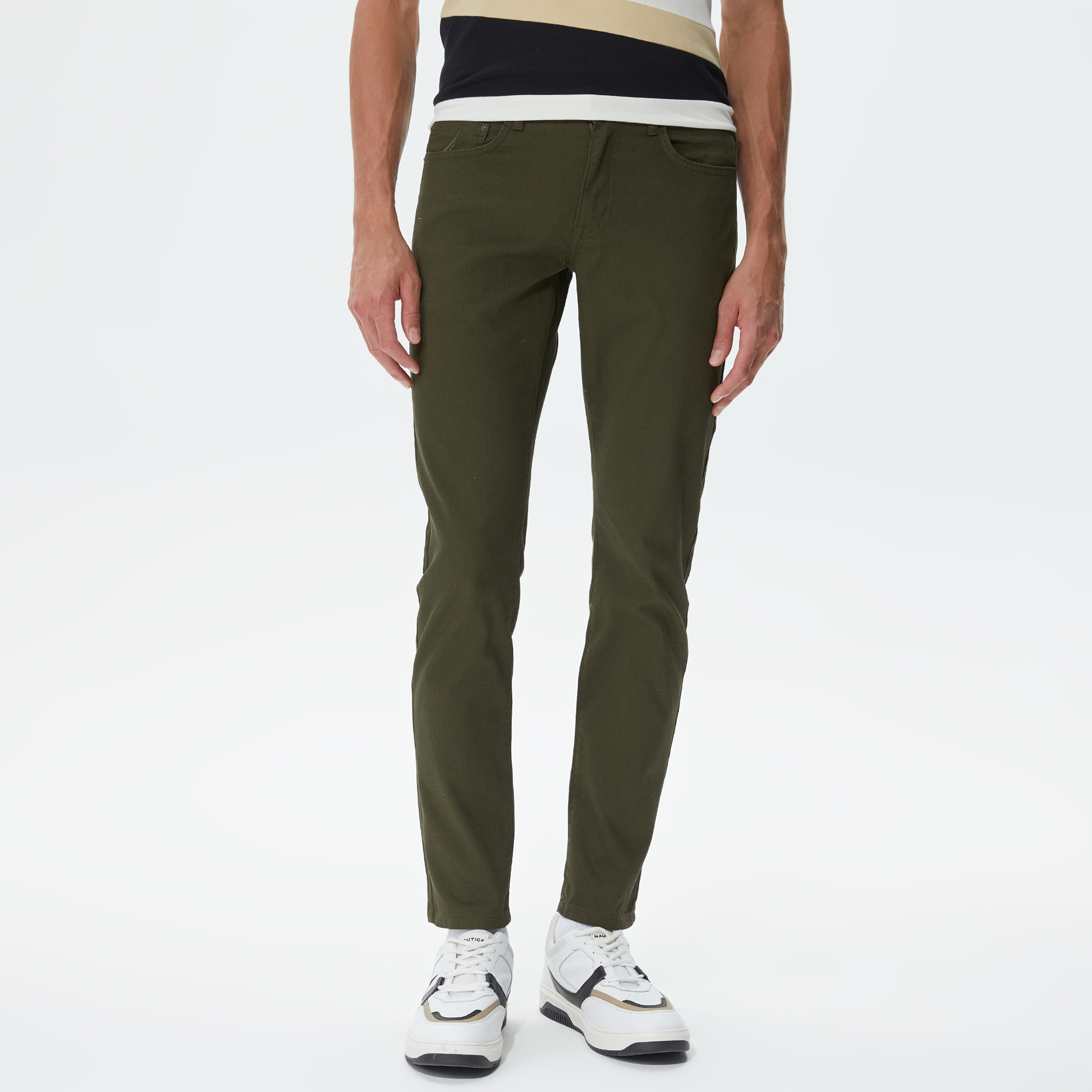 Nautica Erkek Yeşil Slim Fit Pantolon