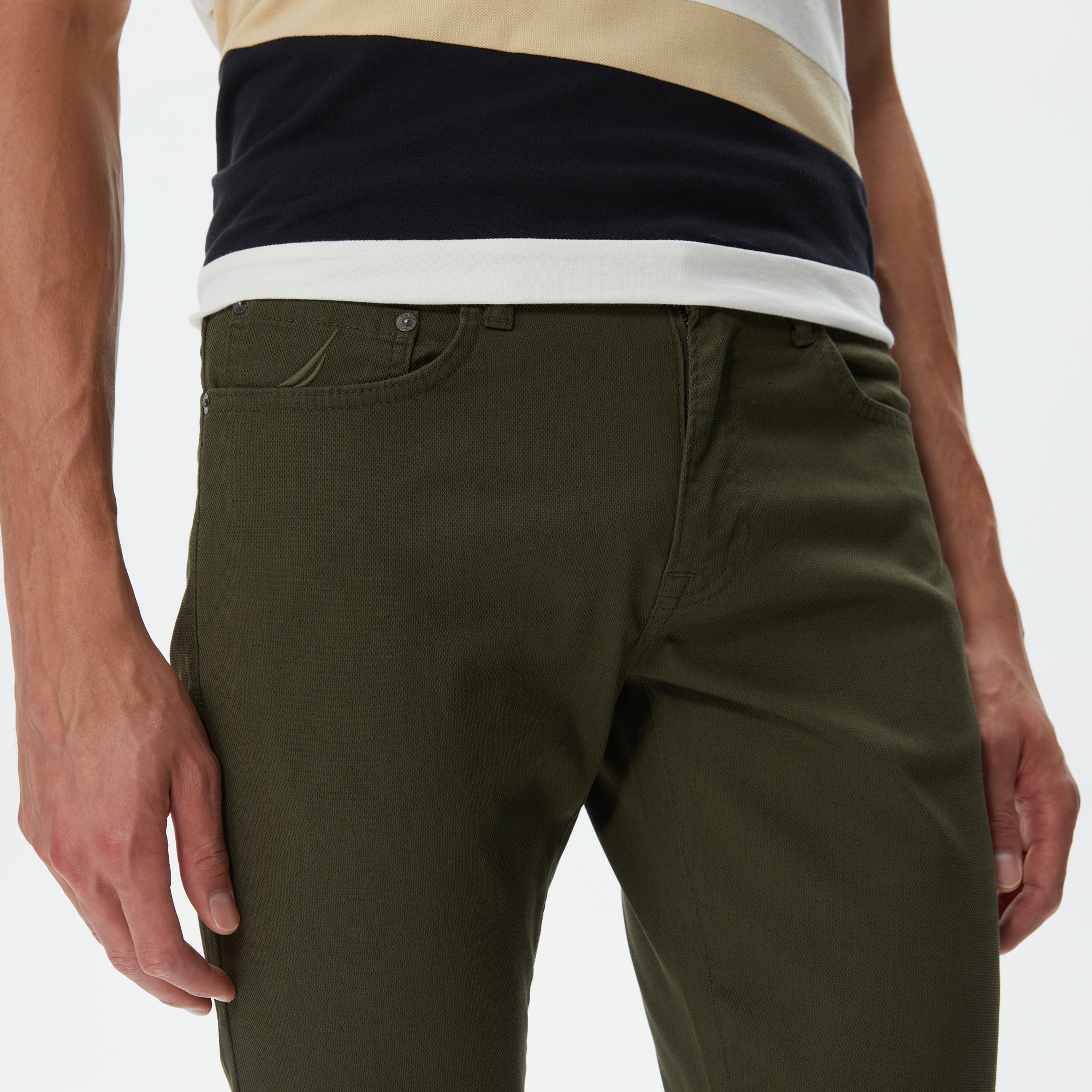 Nautica Erkek Yeşil Slim Fit Pantolon