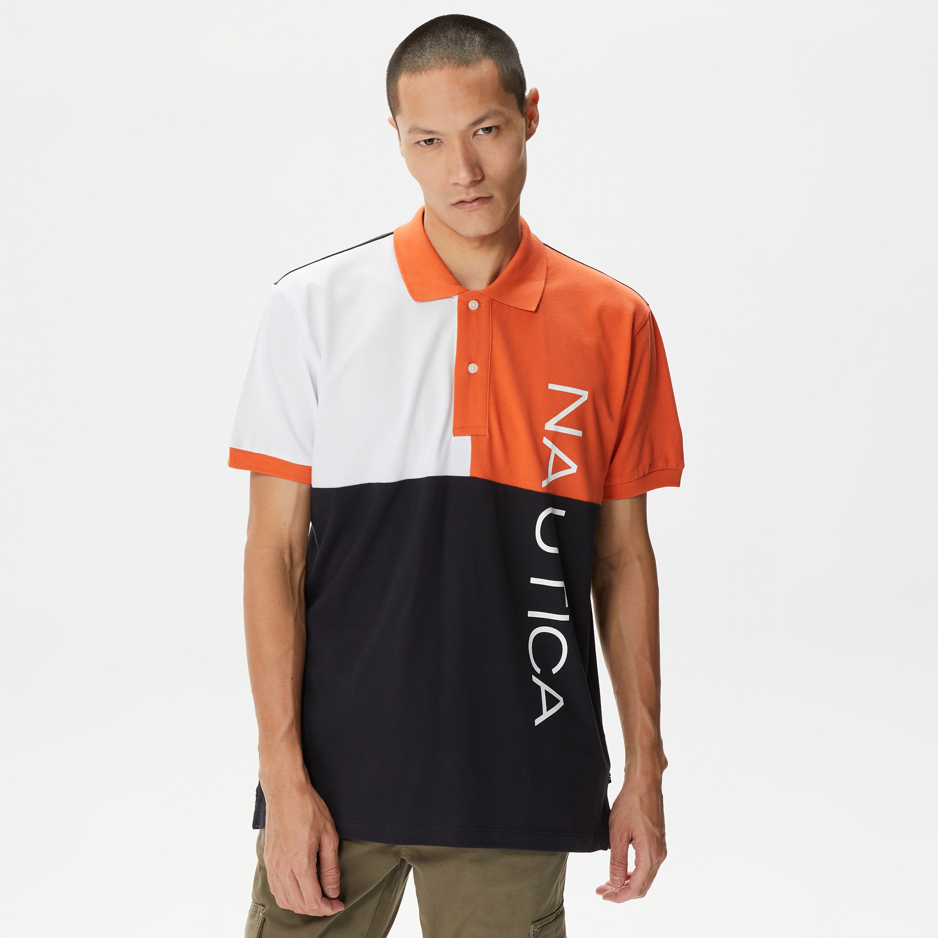 Nautica Erkek Siyah Classic Fit Kısa Kollu Polo Yaka T-Shirt