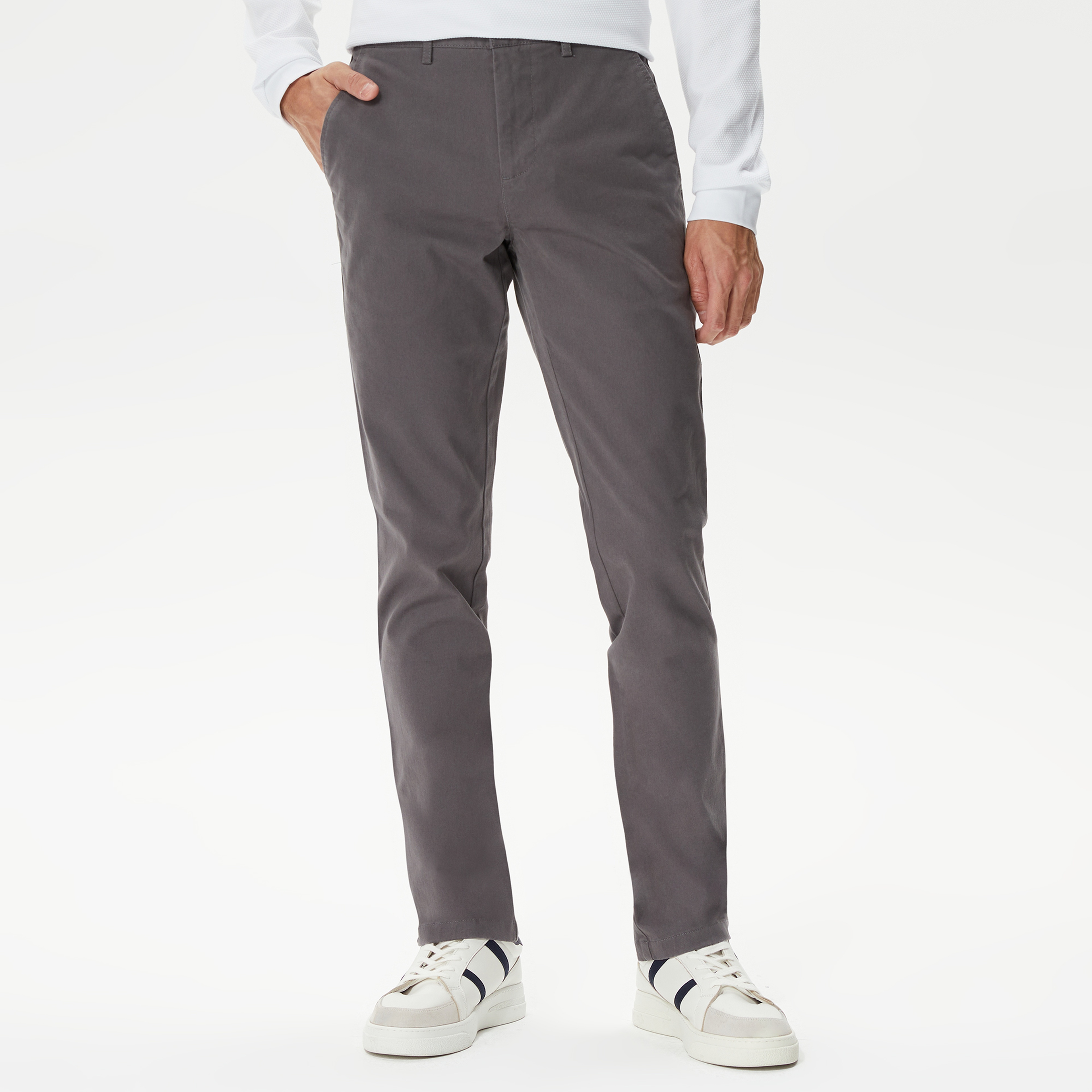 Nautica Erkek Gri Slim Fit Pantolon