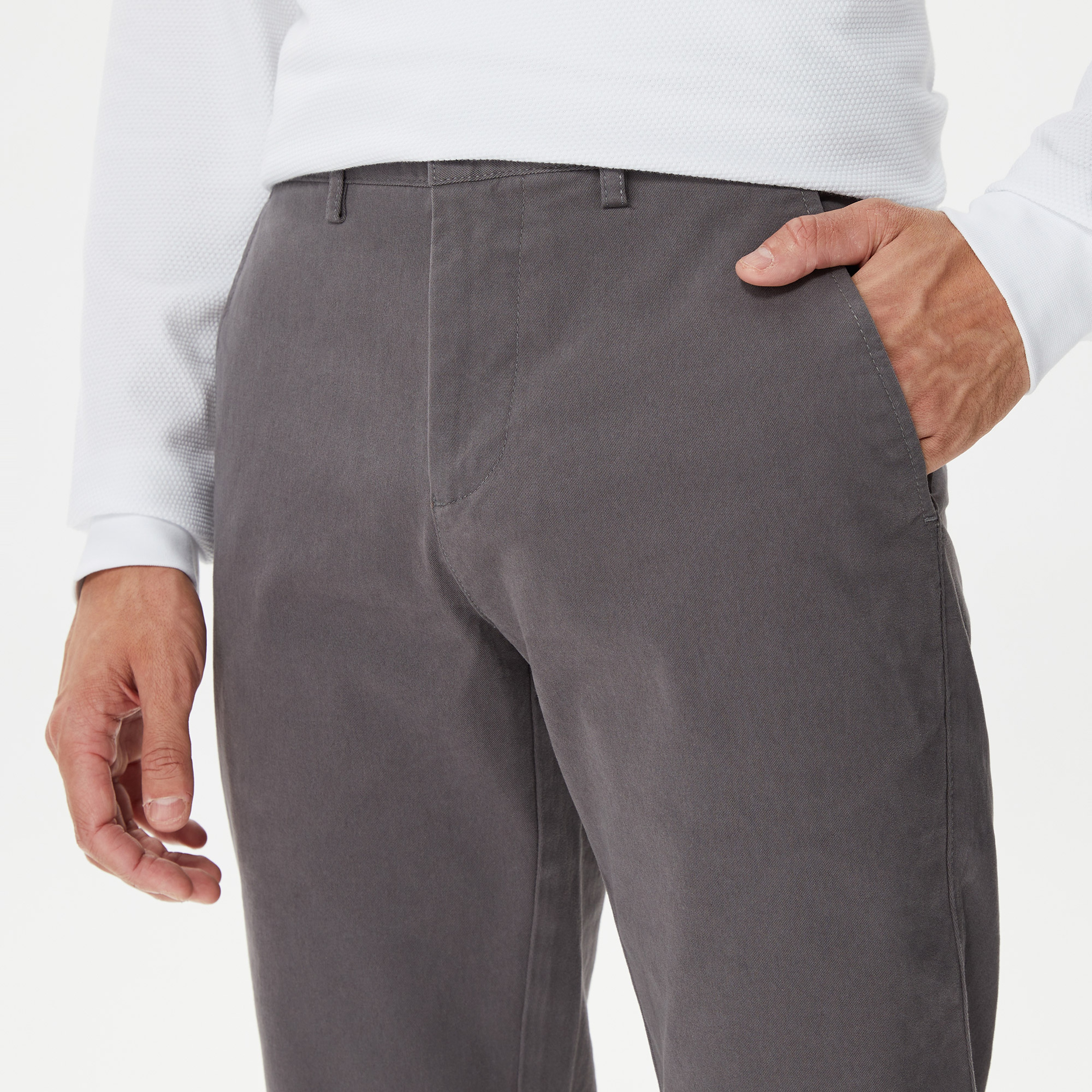 Nautica Erkek Gri Slim Fit Pantolon