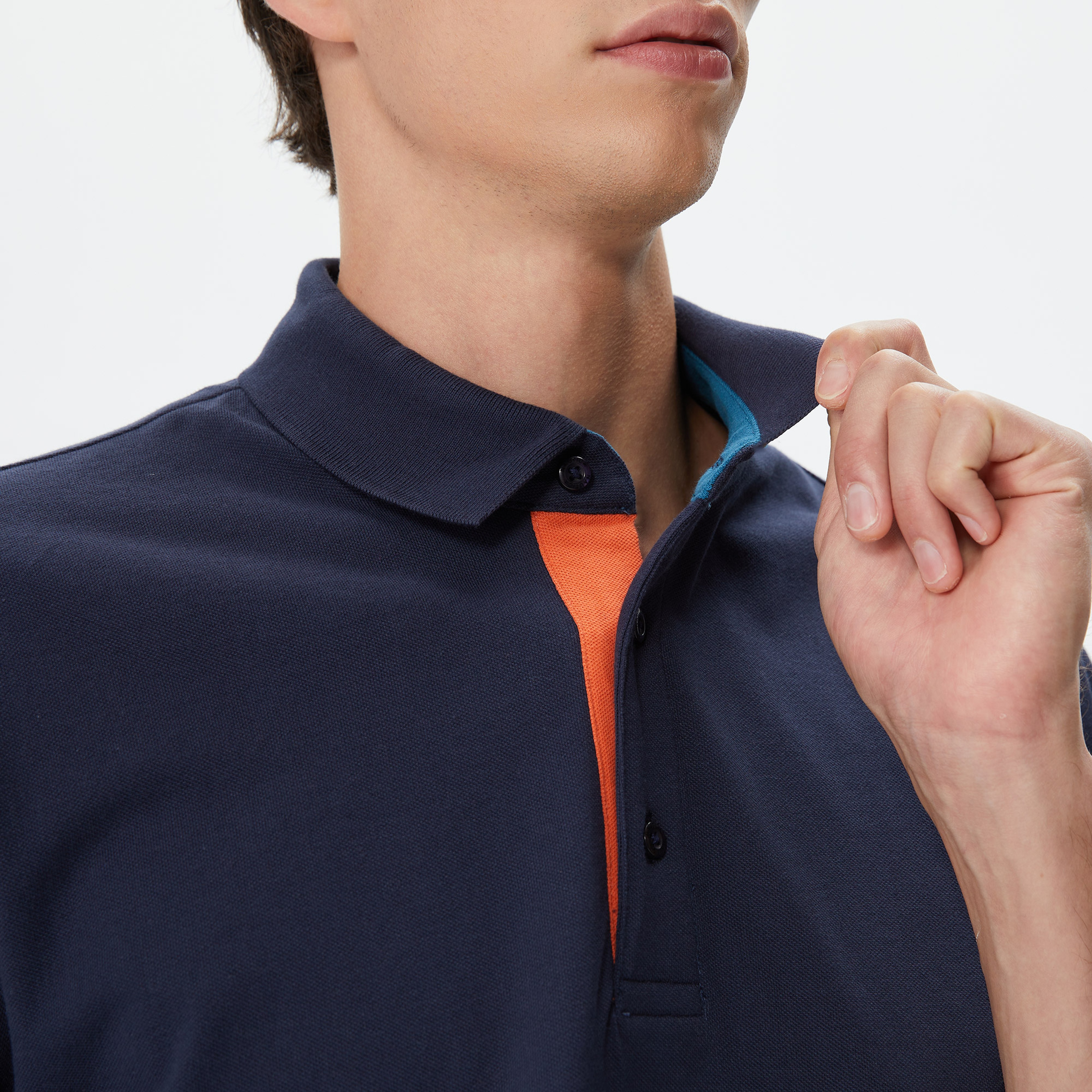 Nautica Erkek Lacivert Classic Fit Kısa Kollu Polo