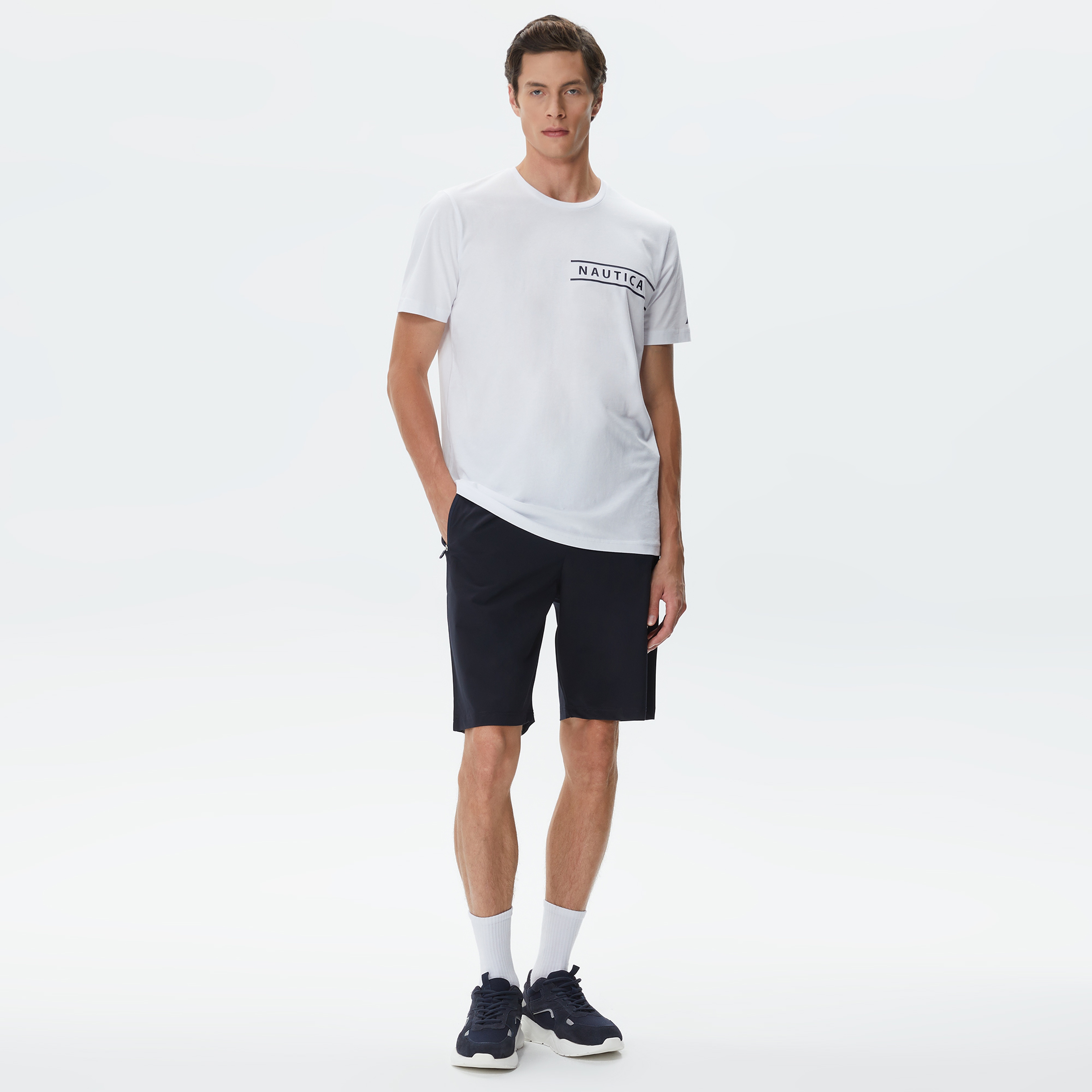 Nautica Erkek Lacivert Standart Fit Şort