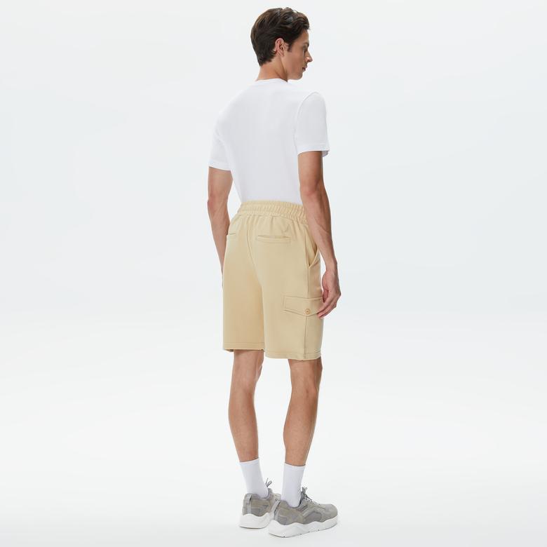 Nautica Erkek Bej Standart Fit Şort