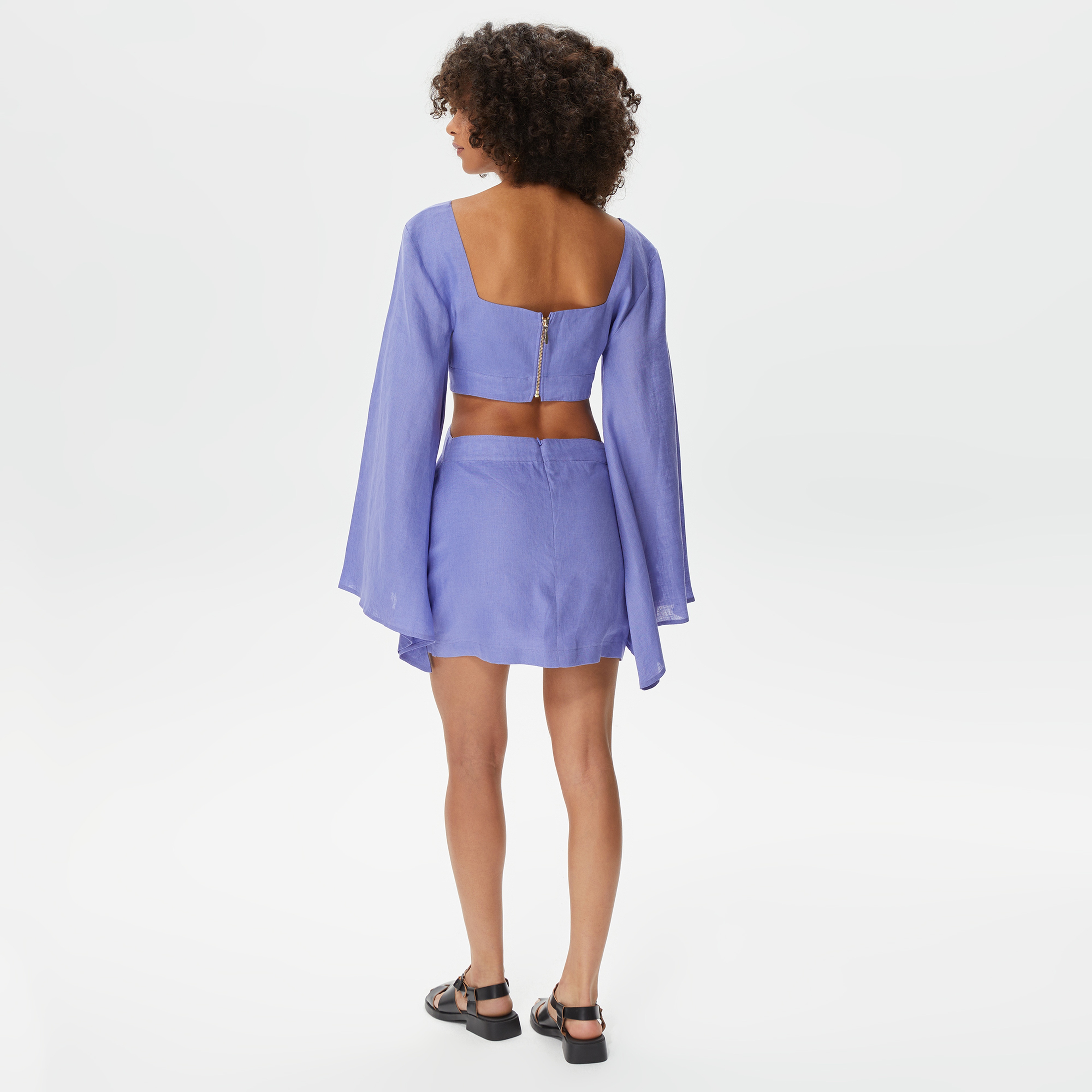 Dahlia Bianca Kadın Mor Elbise