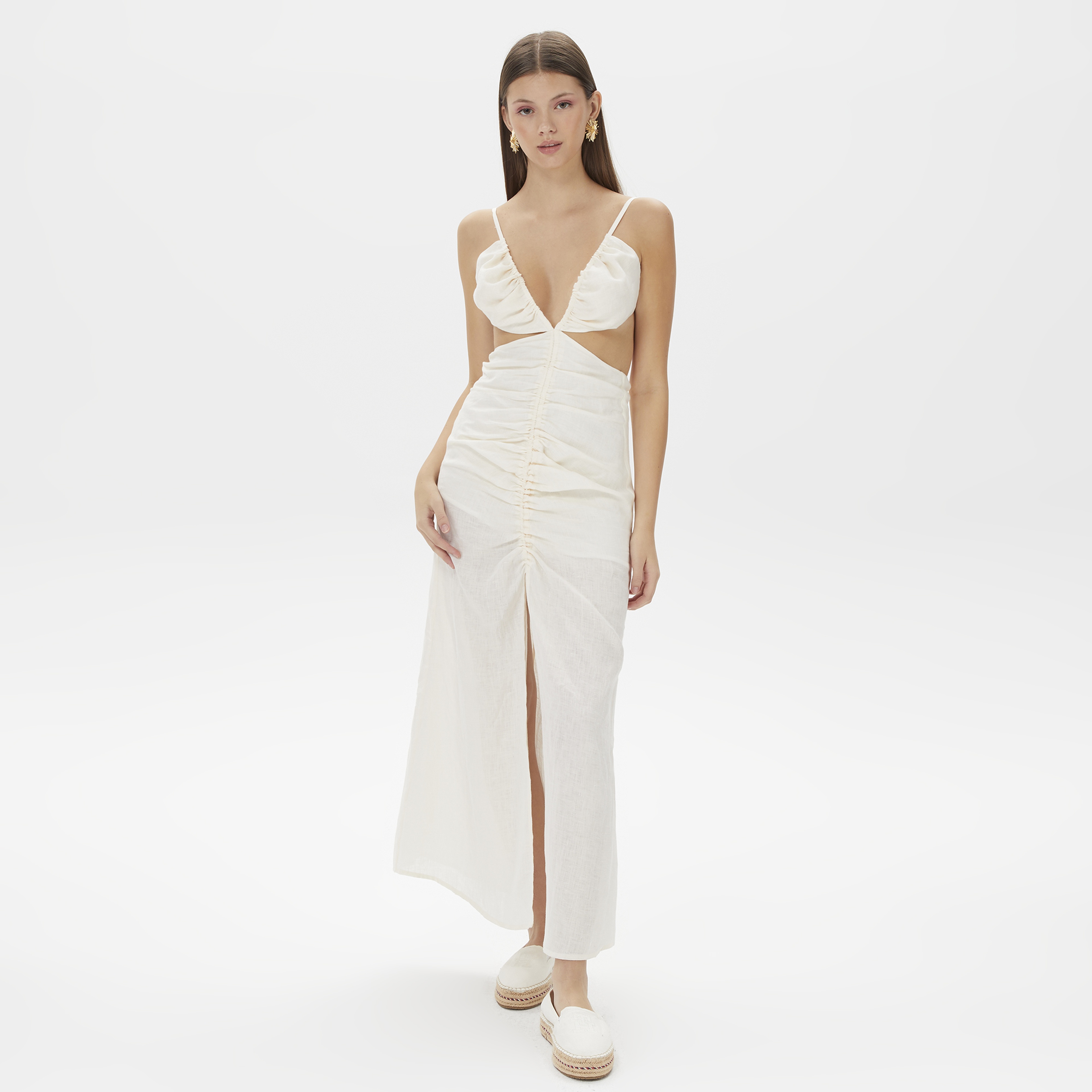 Dahlia Bianca Kadın Beyaz Elbise