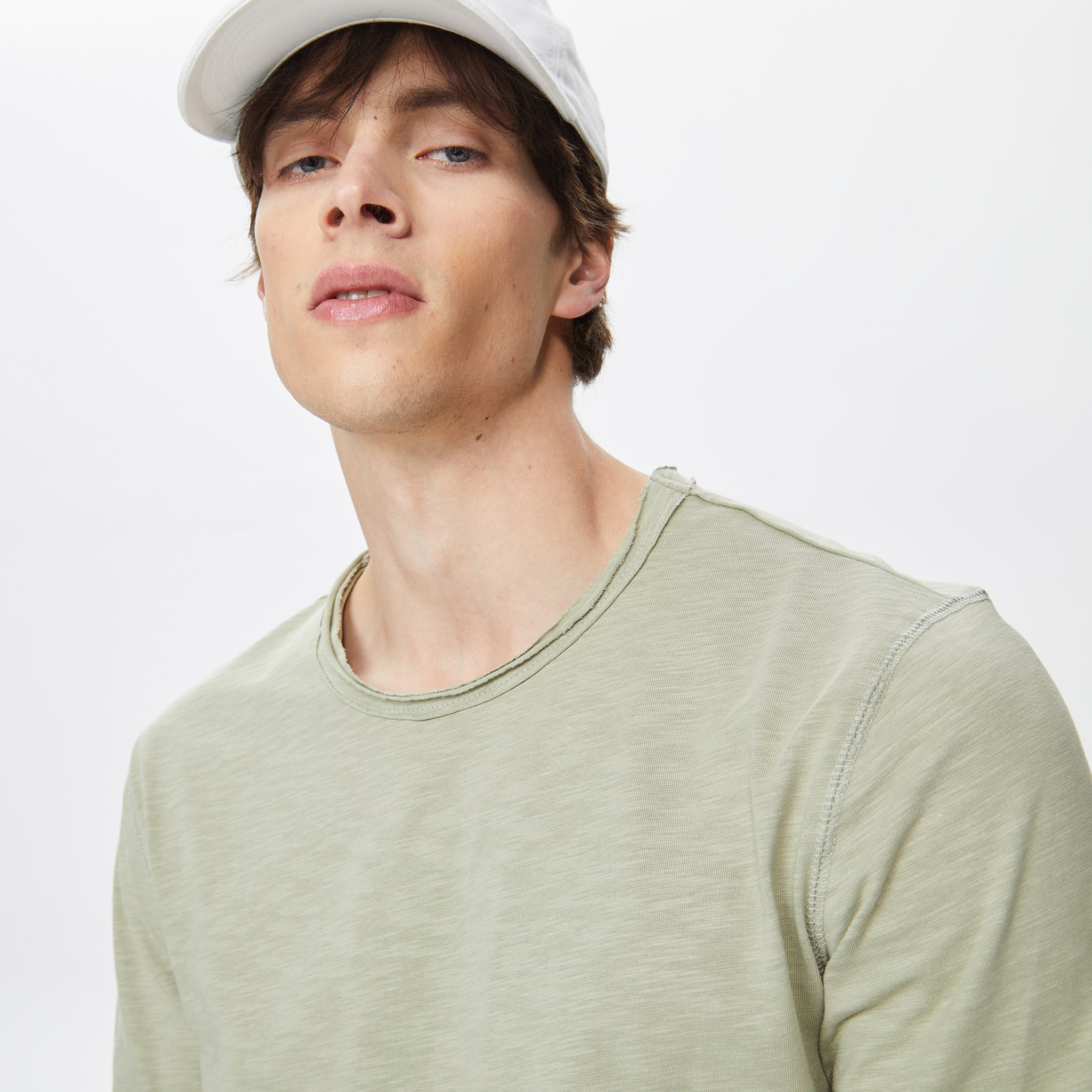 Only&Sons Onsbenne Longy Nf 7822 Noos Erkek Haki T-Shirt