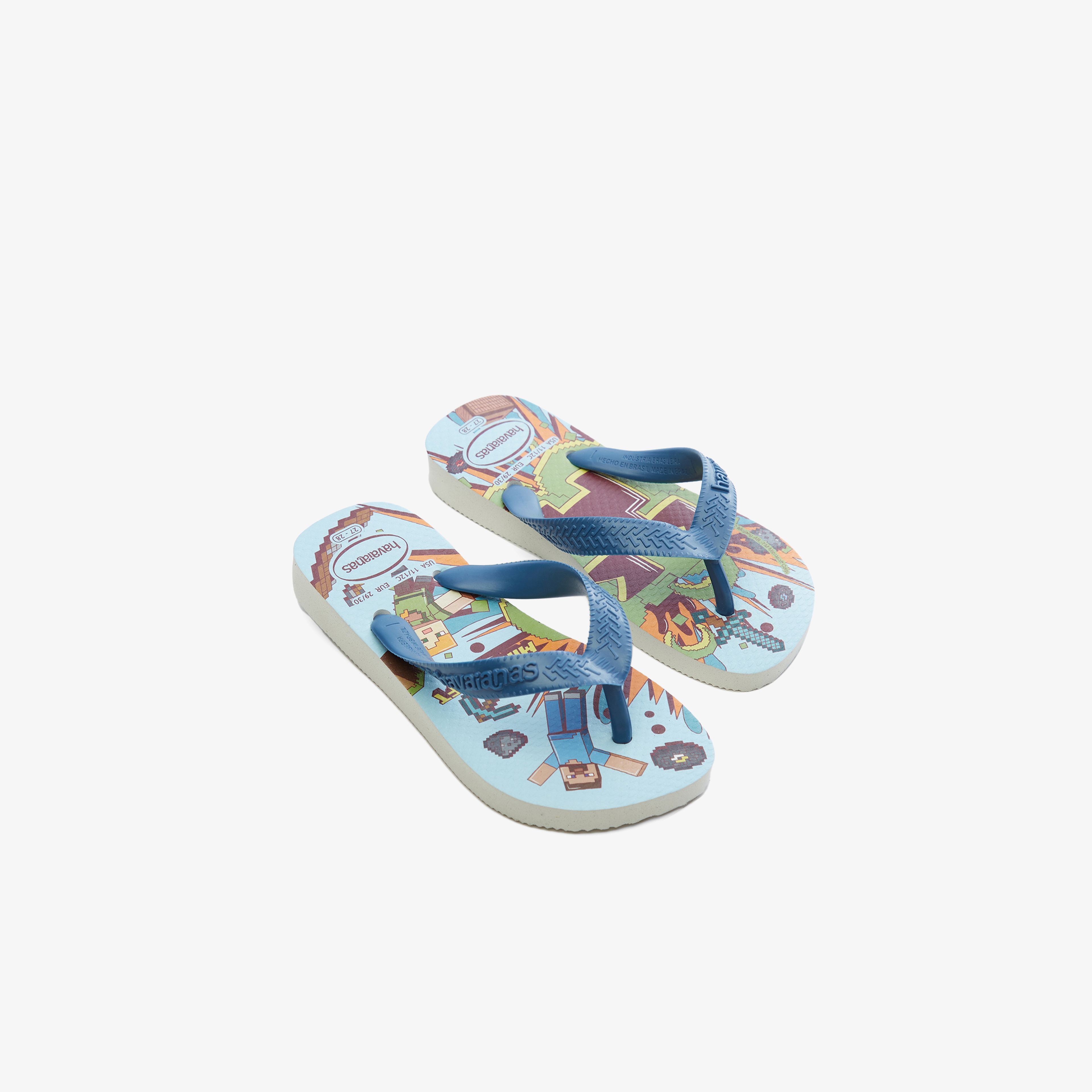 Havaianas Minecraft Çocuk Mavi Terlik