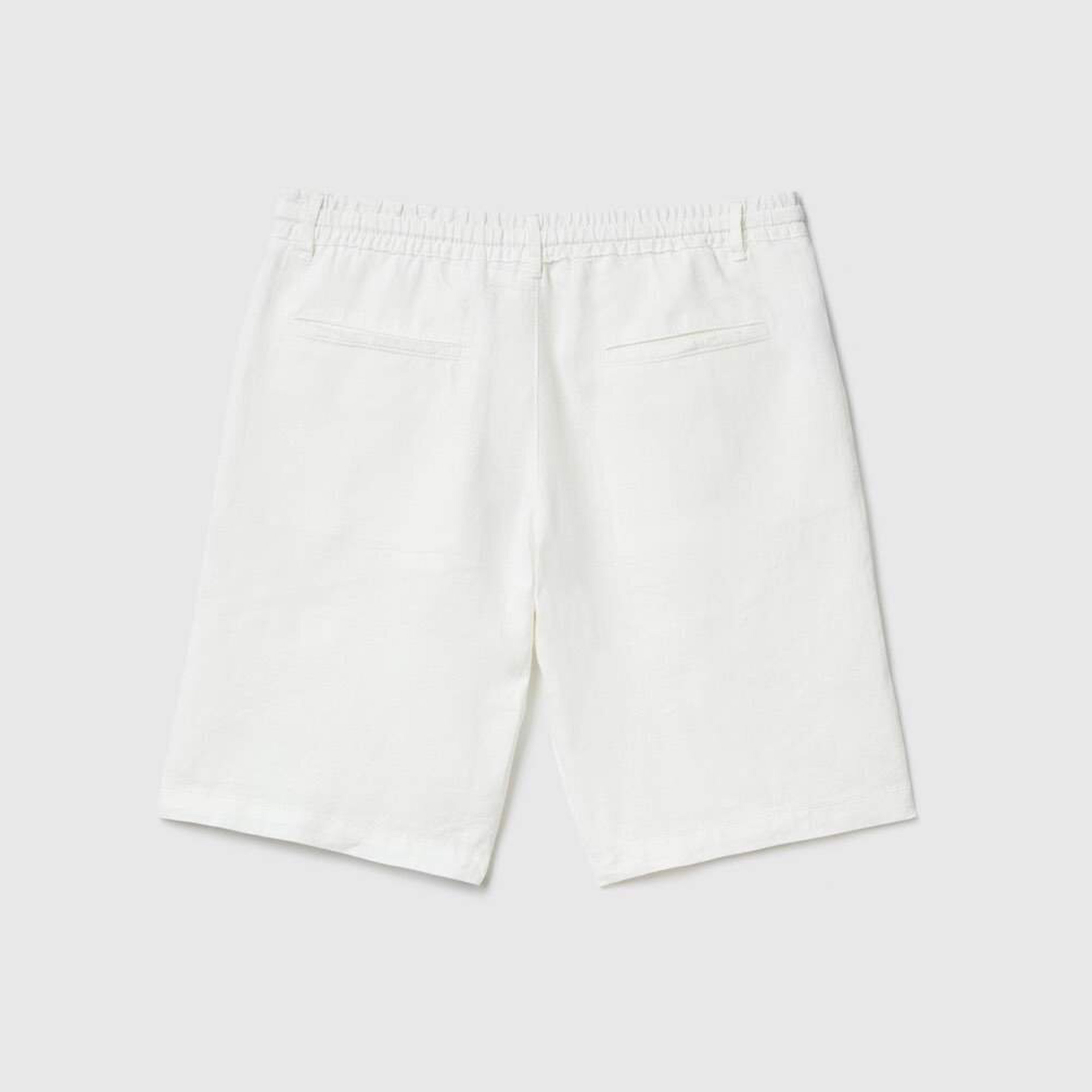 Benetton Erkek Krem Şort