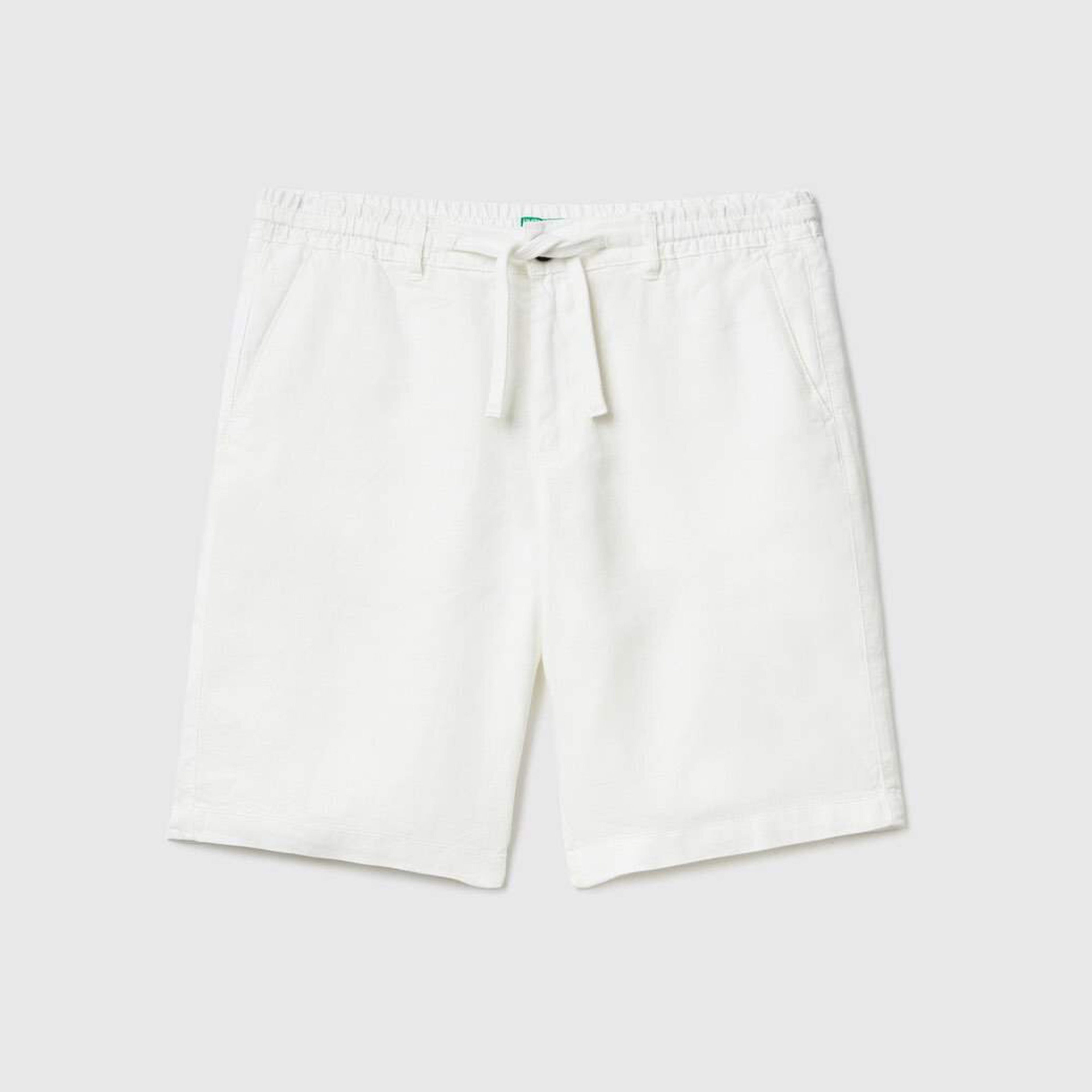 Benetton Erkek Krem Şort