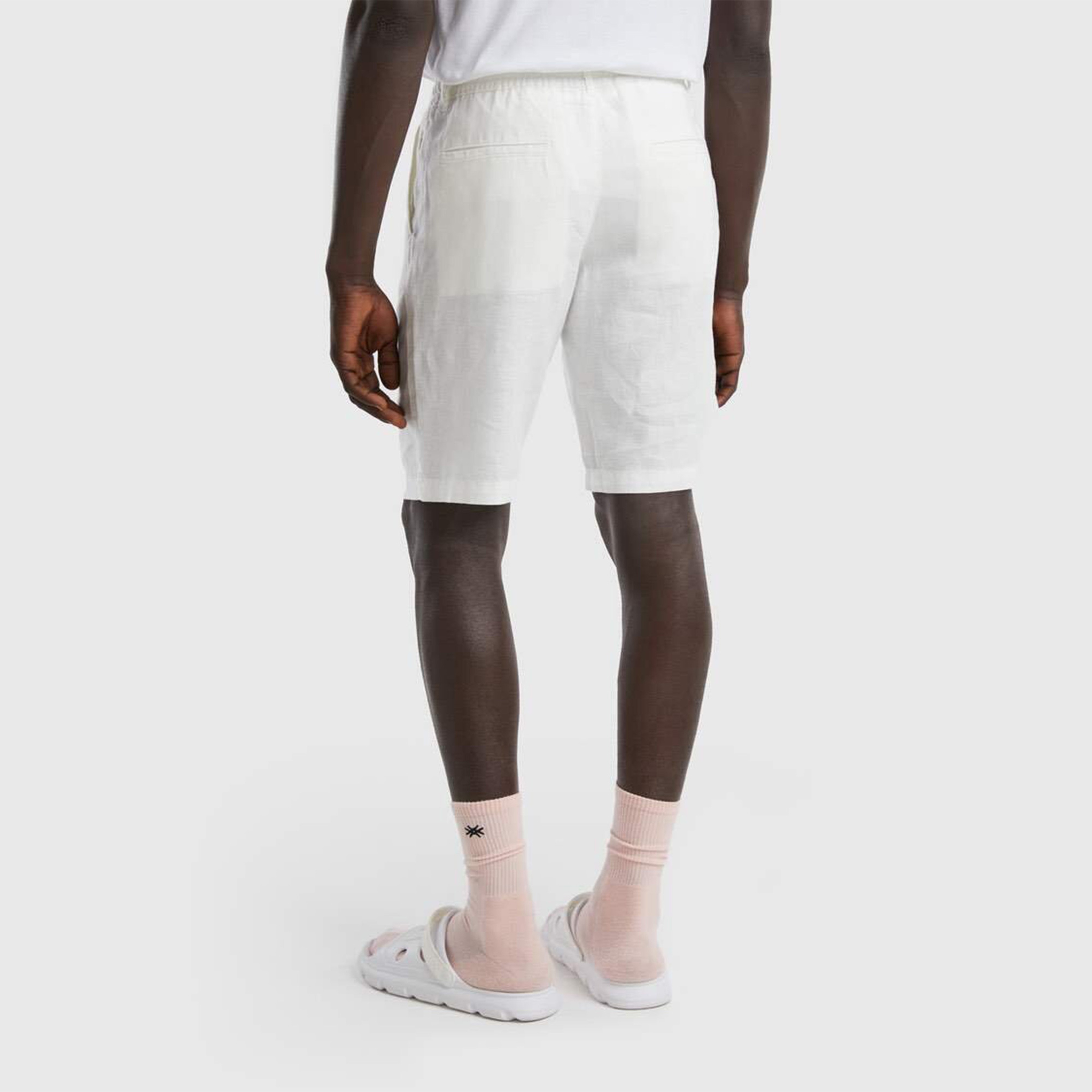 Benetton Erkek Krem Şort