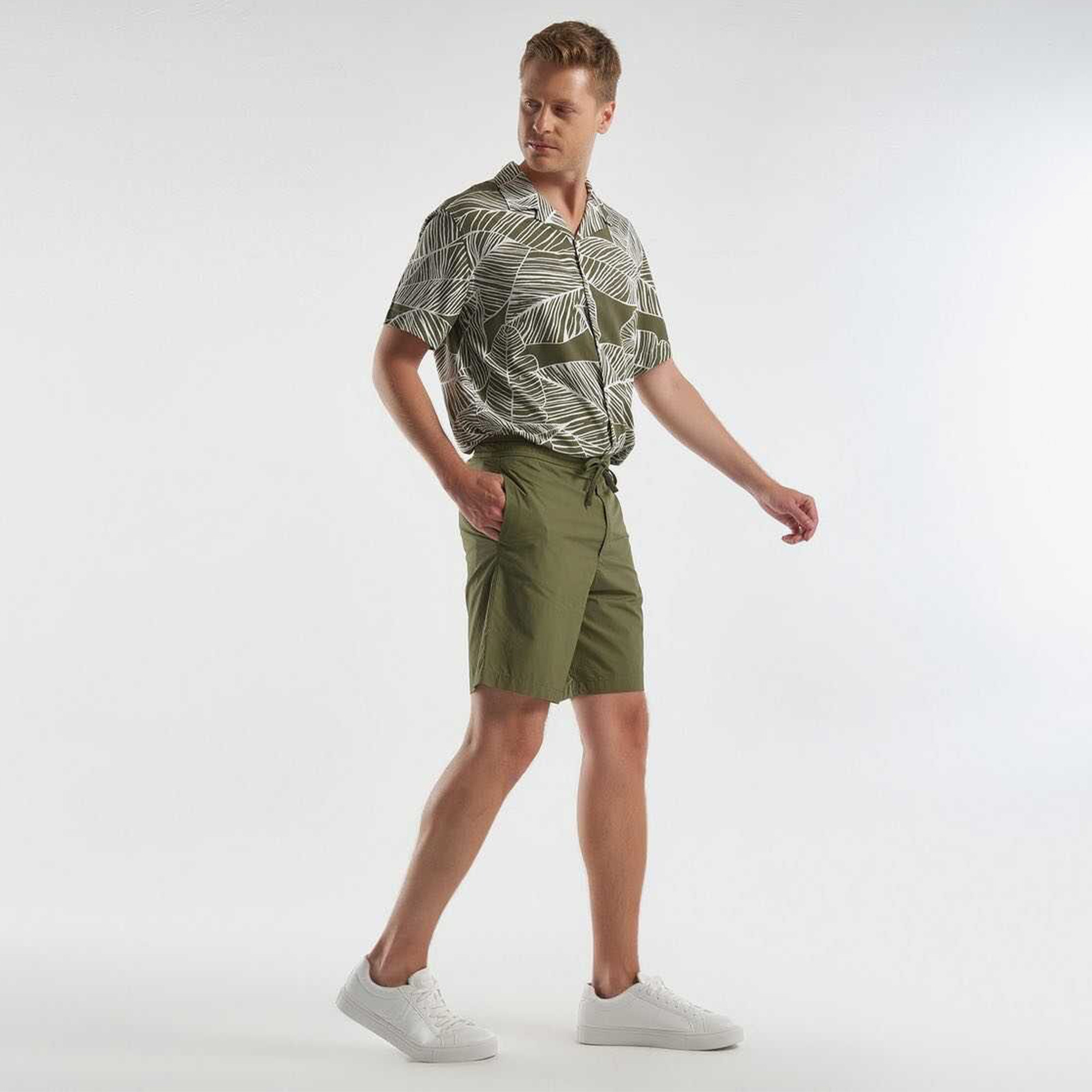 Benetton Erkek Yeşil Şort