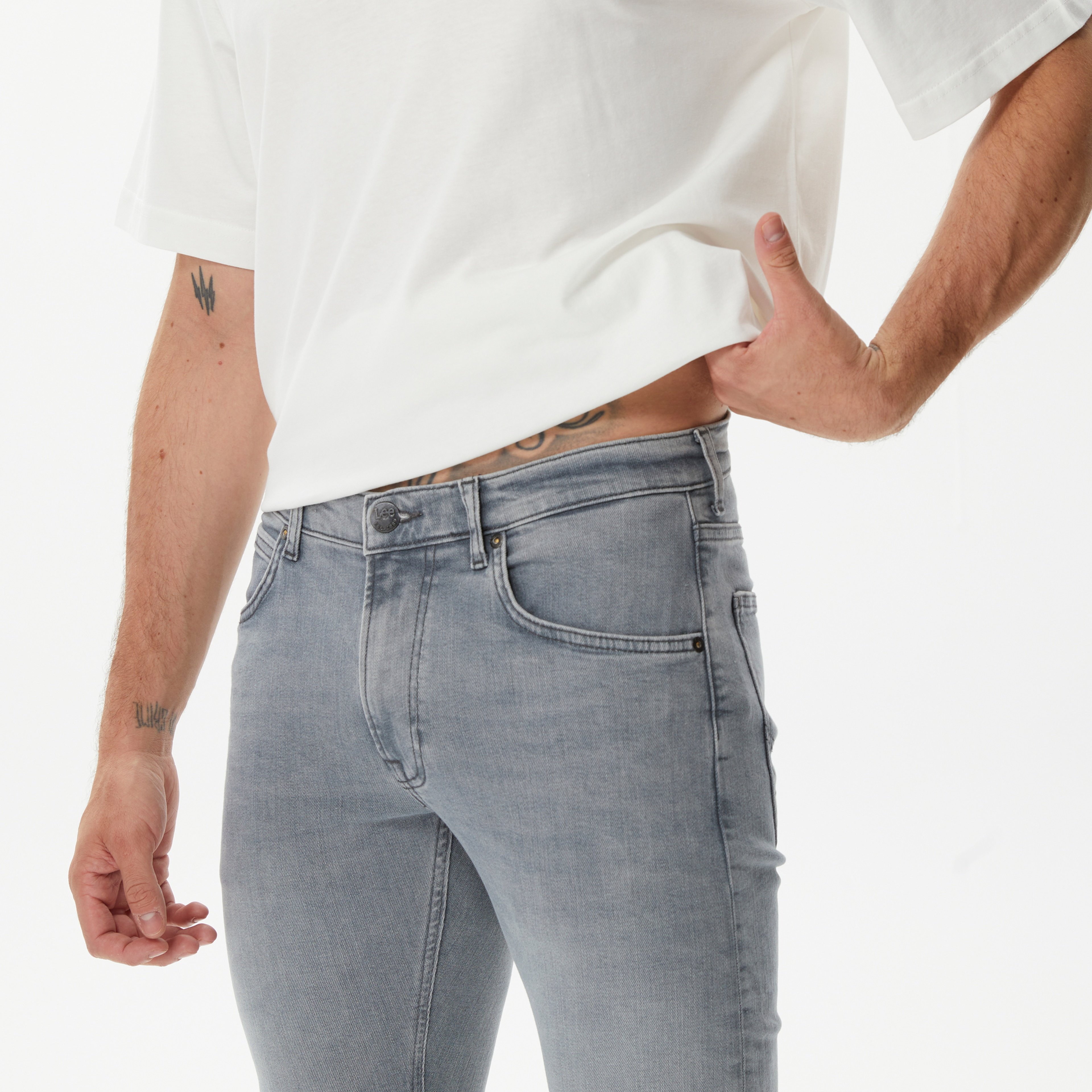 Lee Erkek Gri Pantolon