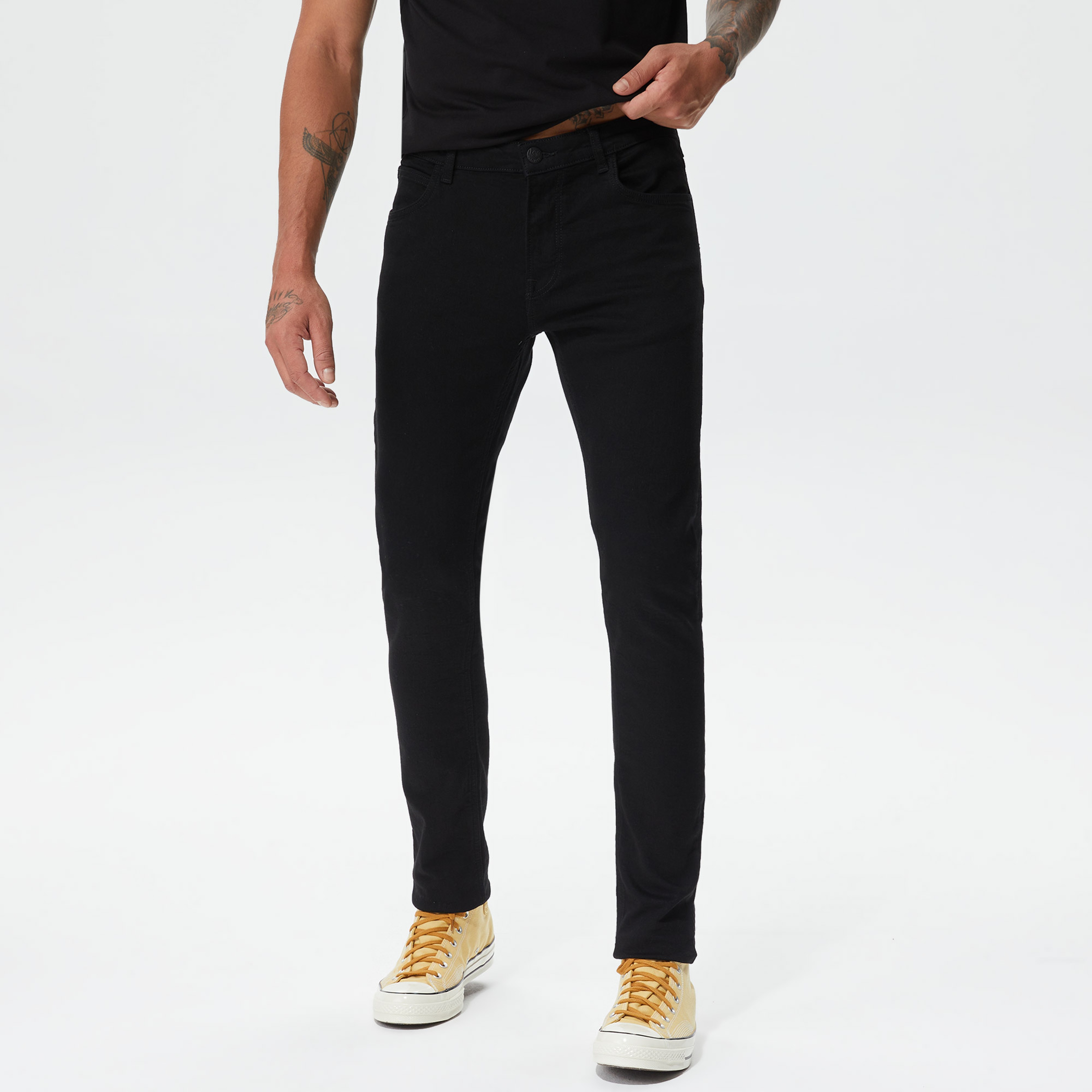 Lee Erkek Siyah Jean