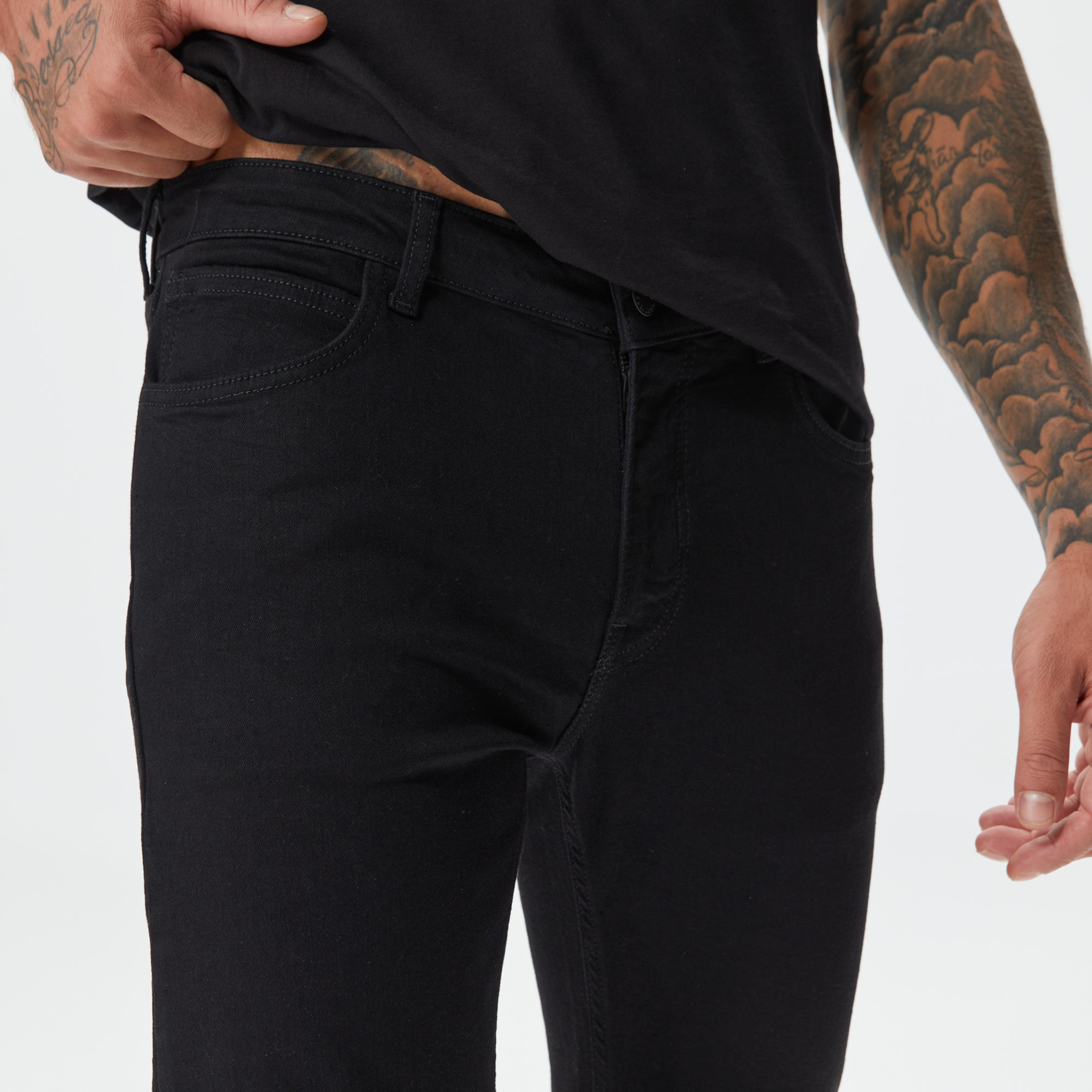 Lee Erkek Siyah Jean