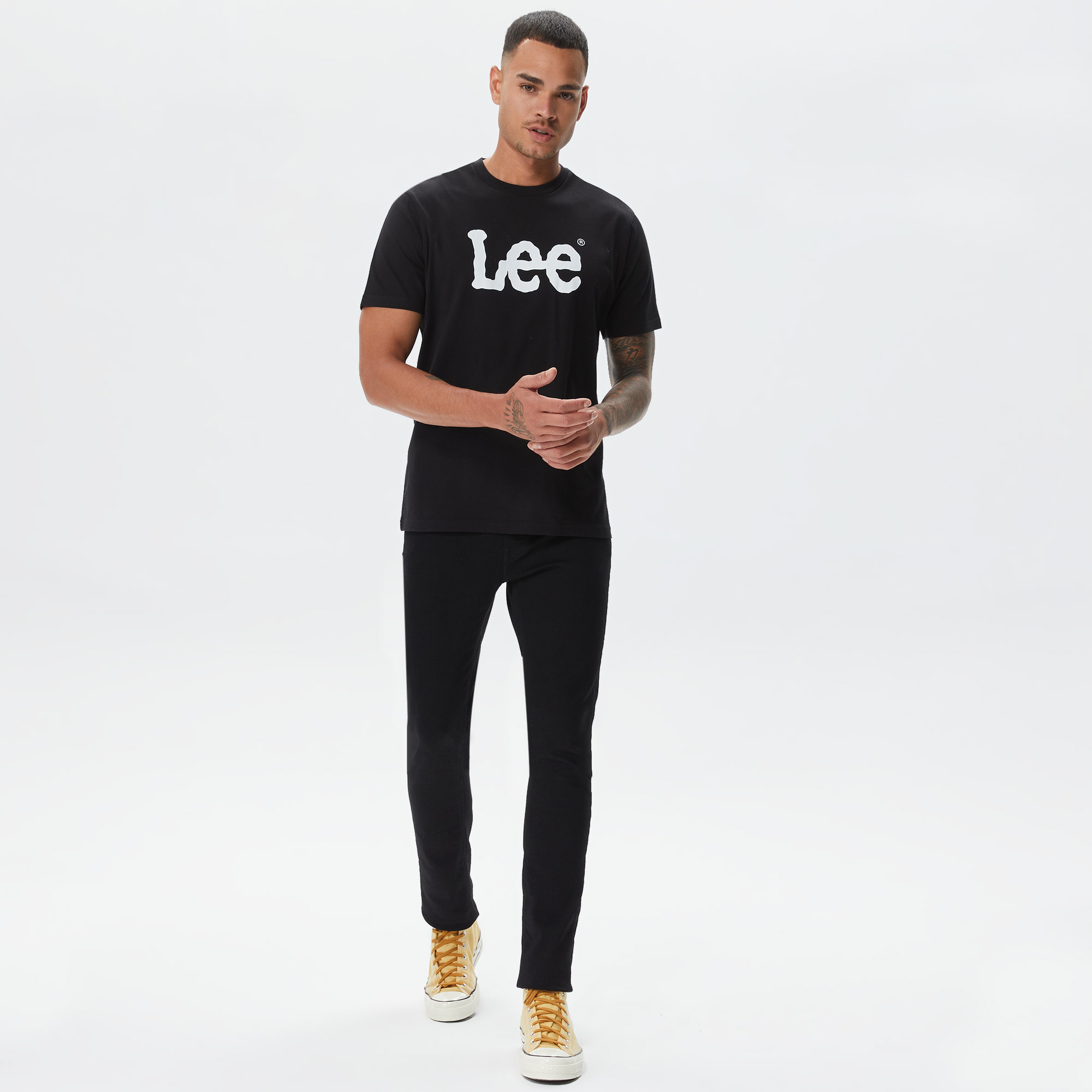 Lee Erkek Siyah Jean