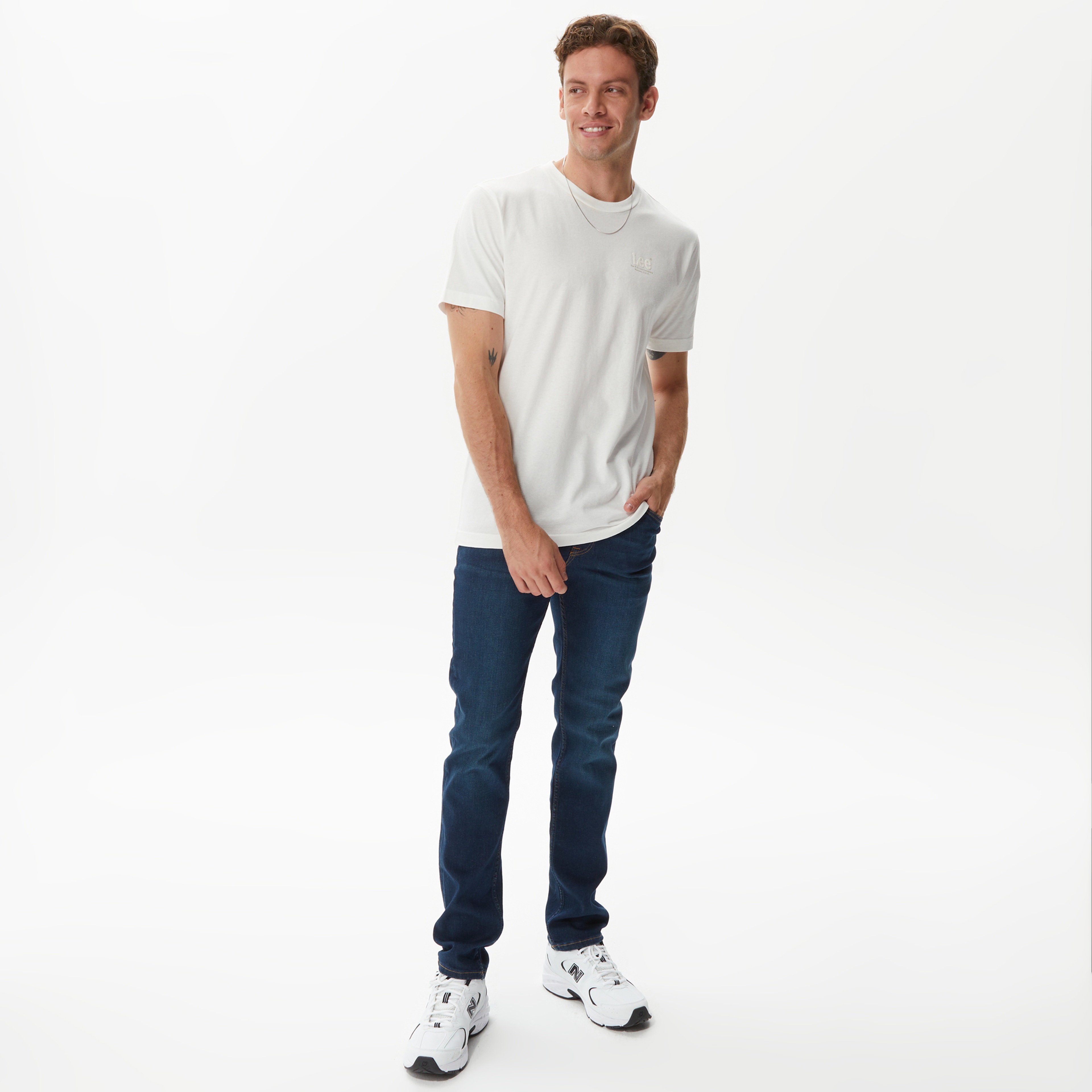 Lee Erkek Lacivert Pantolon