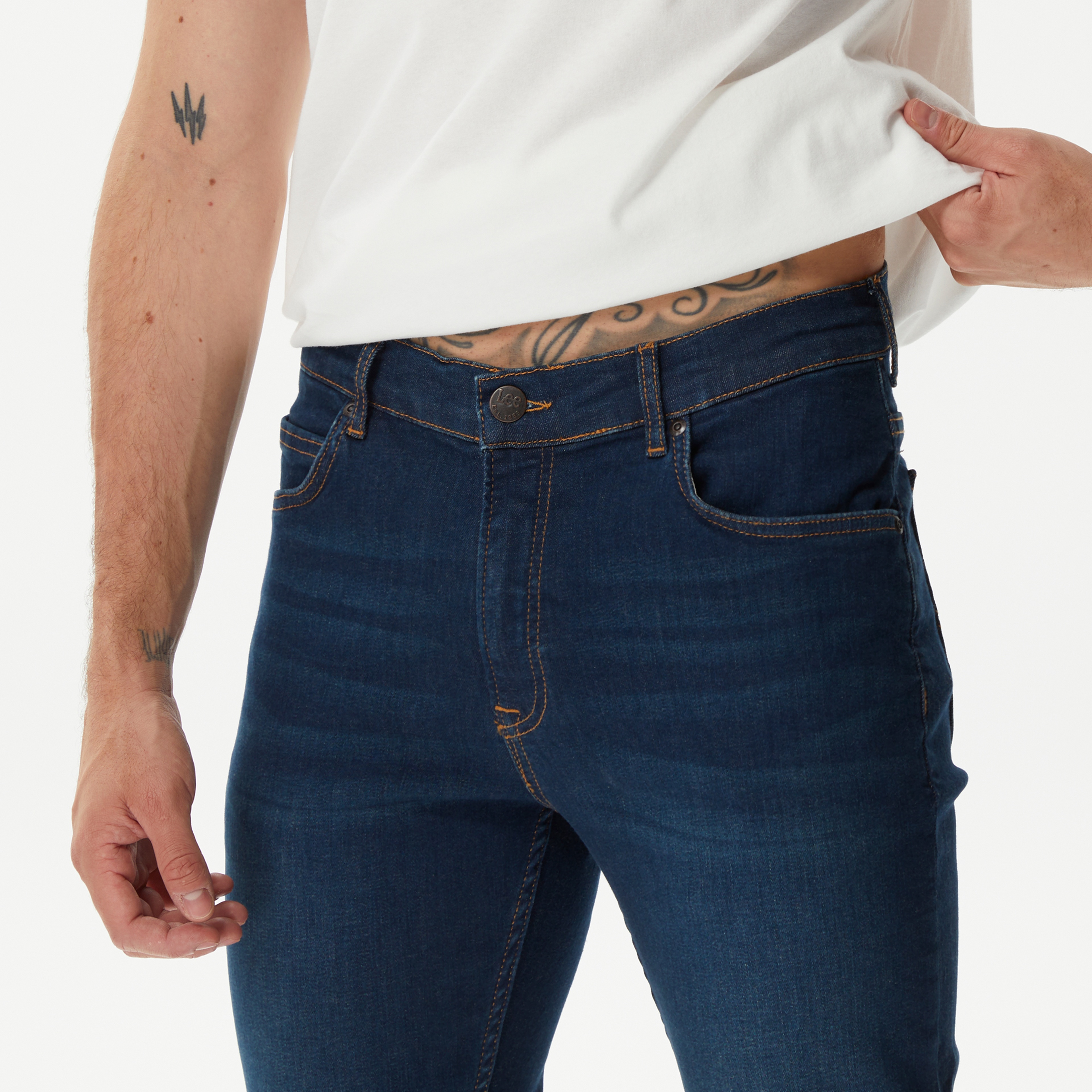 Lee Erkek Lacivert Pantolon