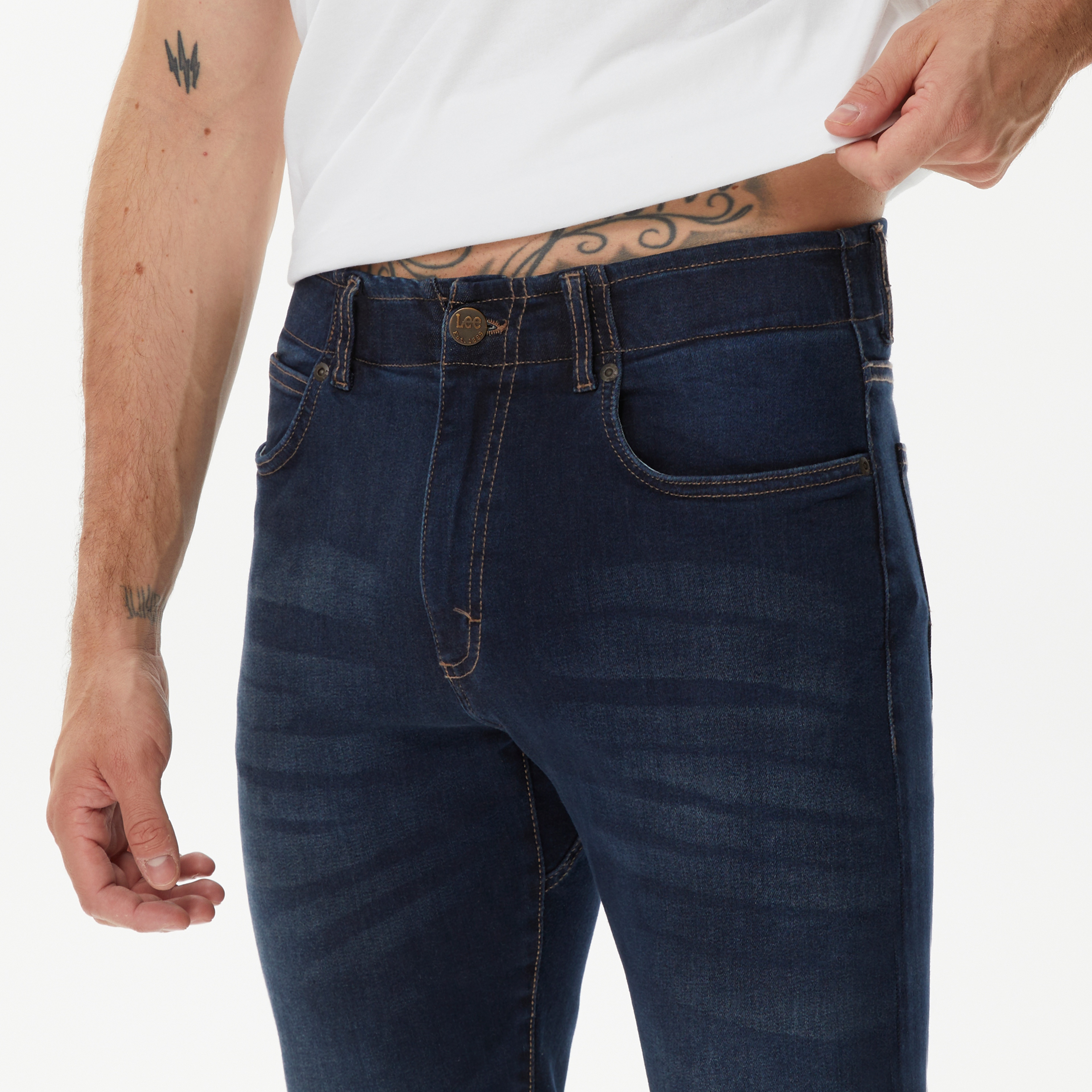 Lee Erkek Lacivert Pantolon